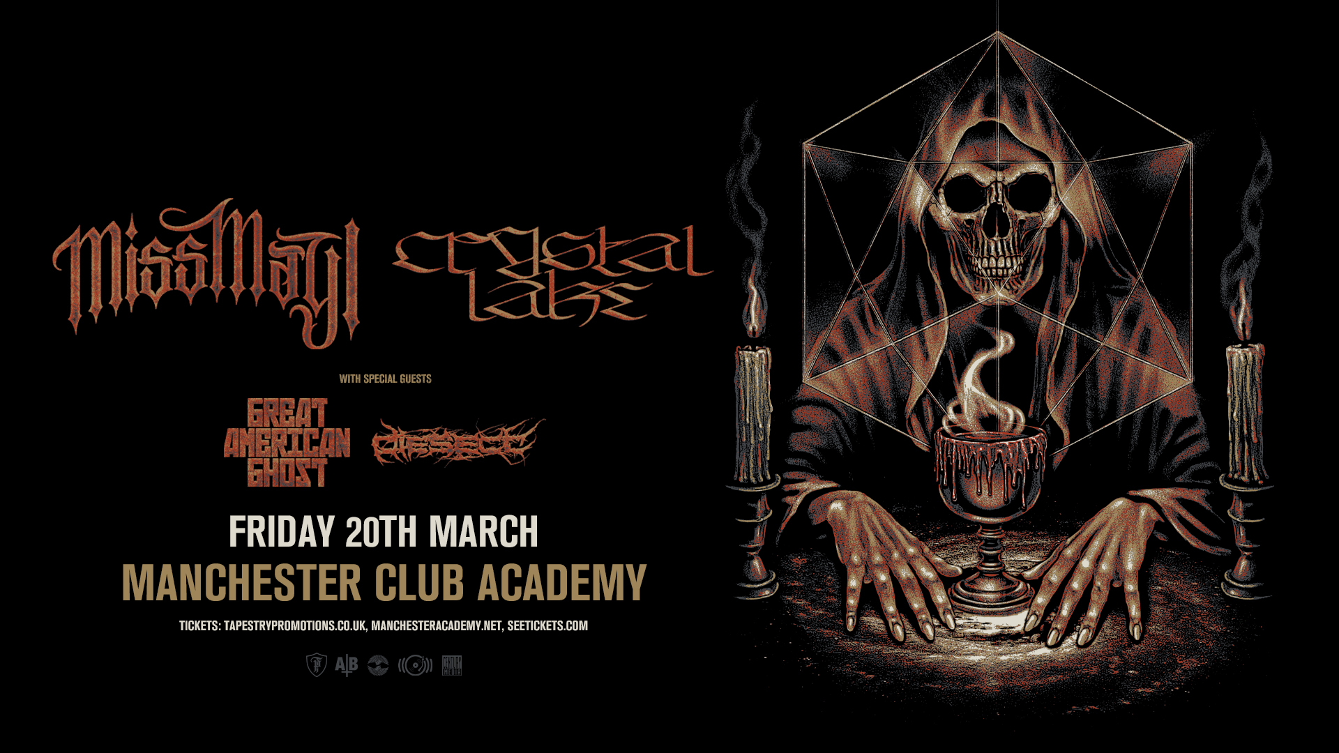 Miss May I + Crystal Lake