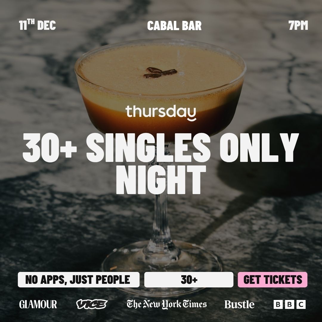Thursday | 30+ Singles Night | Cabal Bar