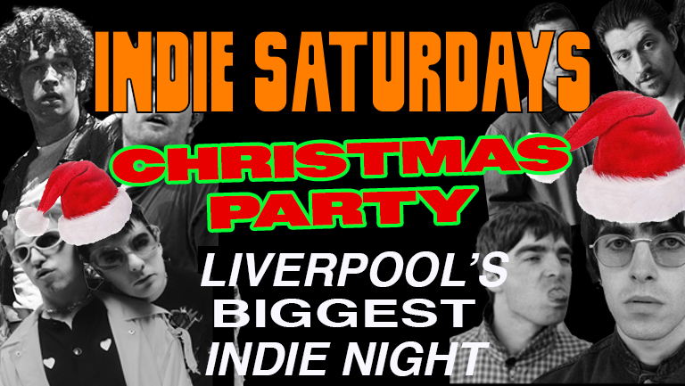 Shit Indie Disco presents INDIE SATURDAYS CHRISTMAS PARTY AT TUNNEL (beneath Heebies on Seel Street – £5 DOUBLES & MIXER!!!!