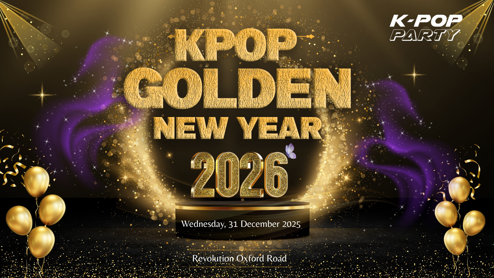 KPOP GOLDEN NEW YEARS EVE PARTY  | MANCHESTER