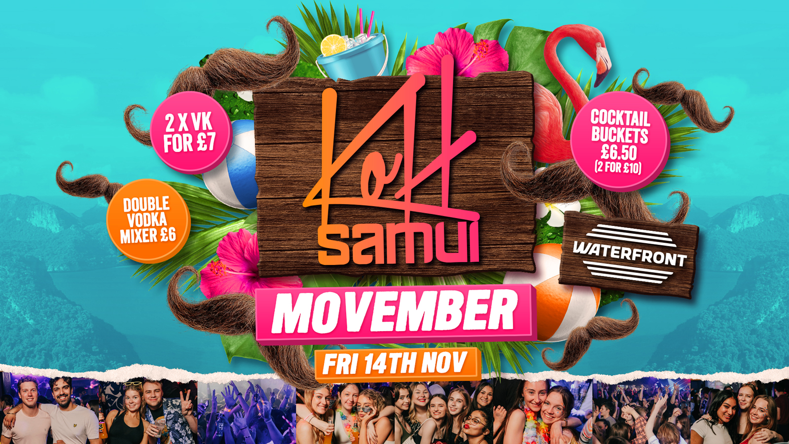MOVEMBER Special: KOH SAMUI @ Waterfront 🥸