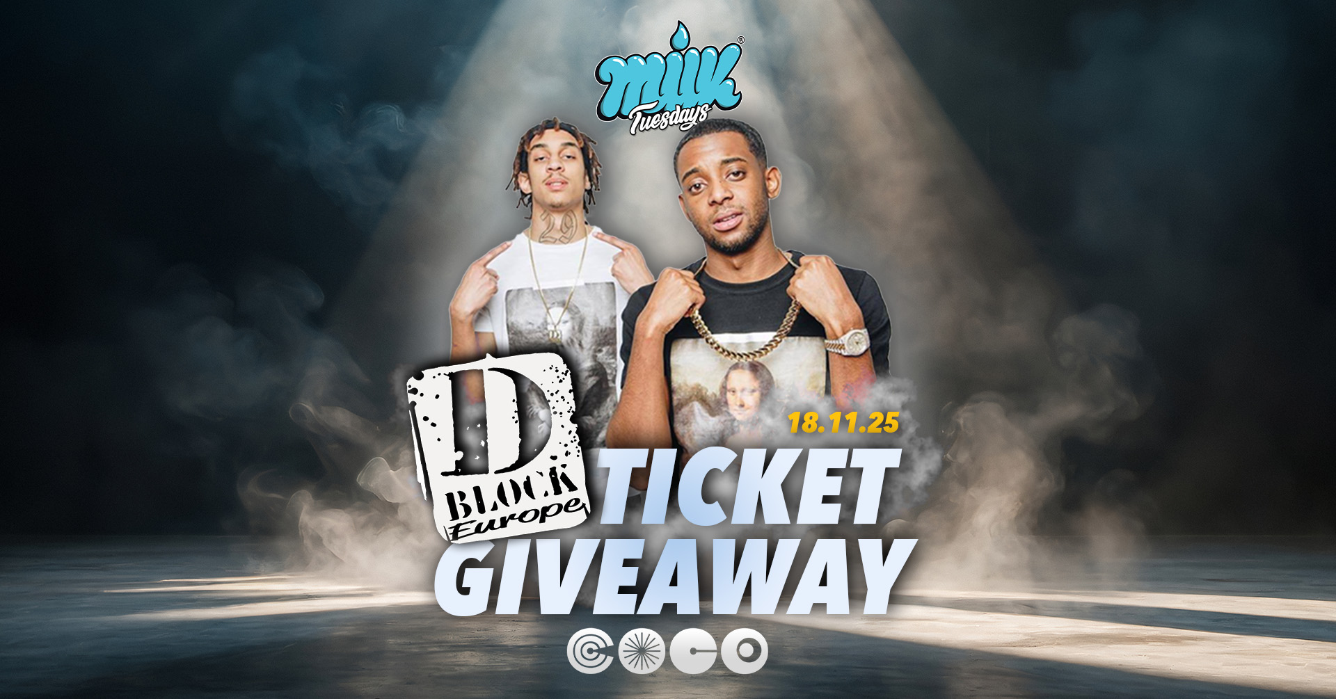 MILK TUESDAYS | DBE TICKET GIVEAWAY | COCO