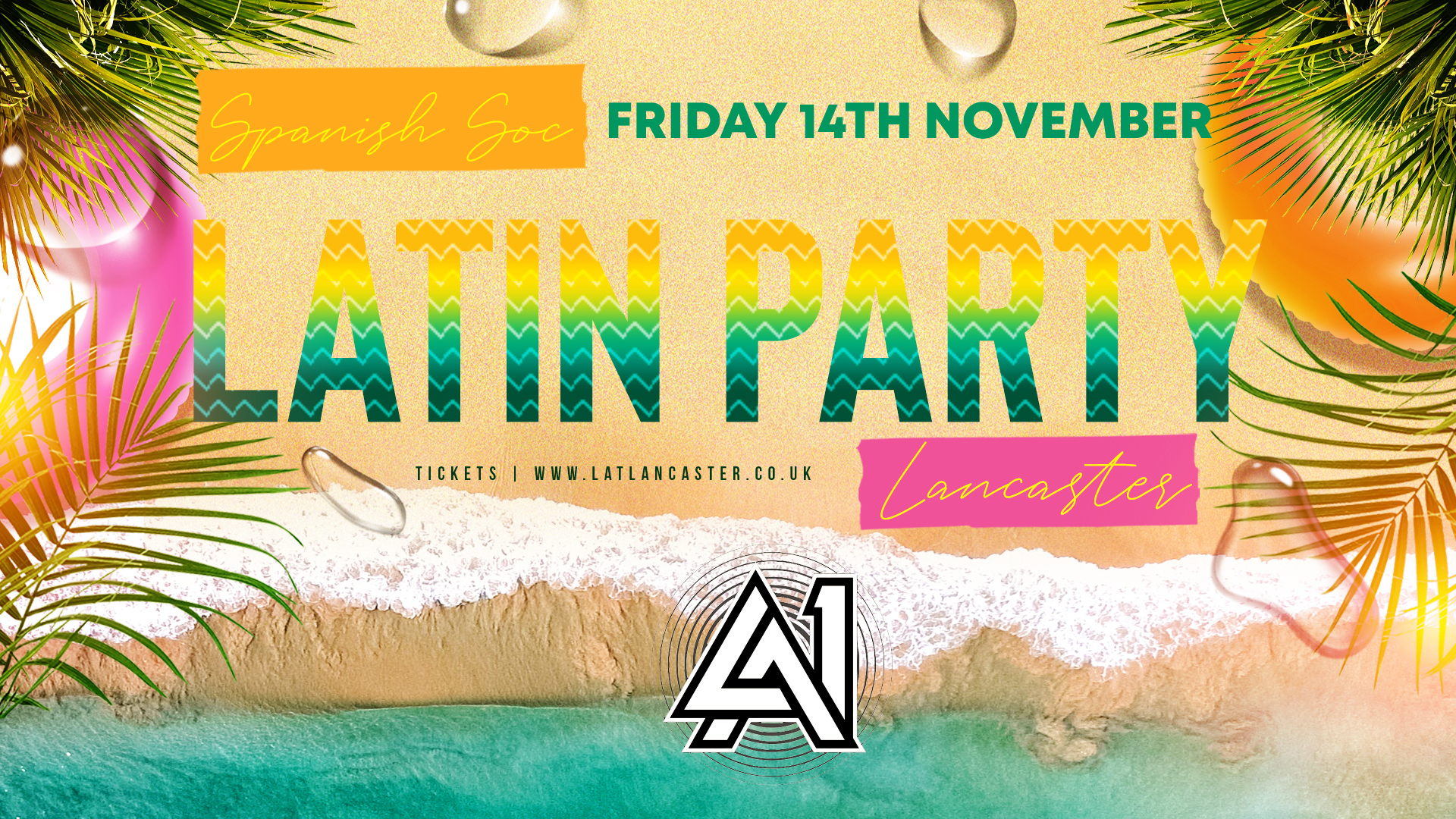 Latin Party Lancaster – Friday 14th November | LA1