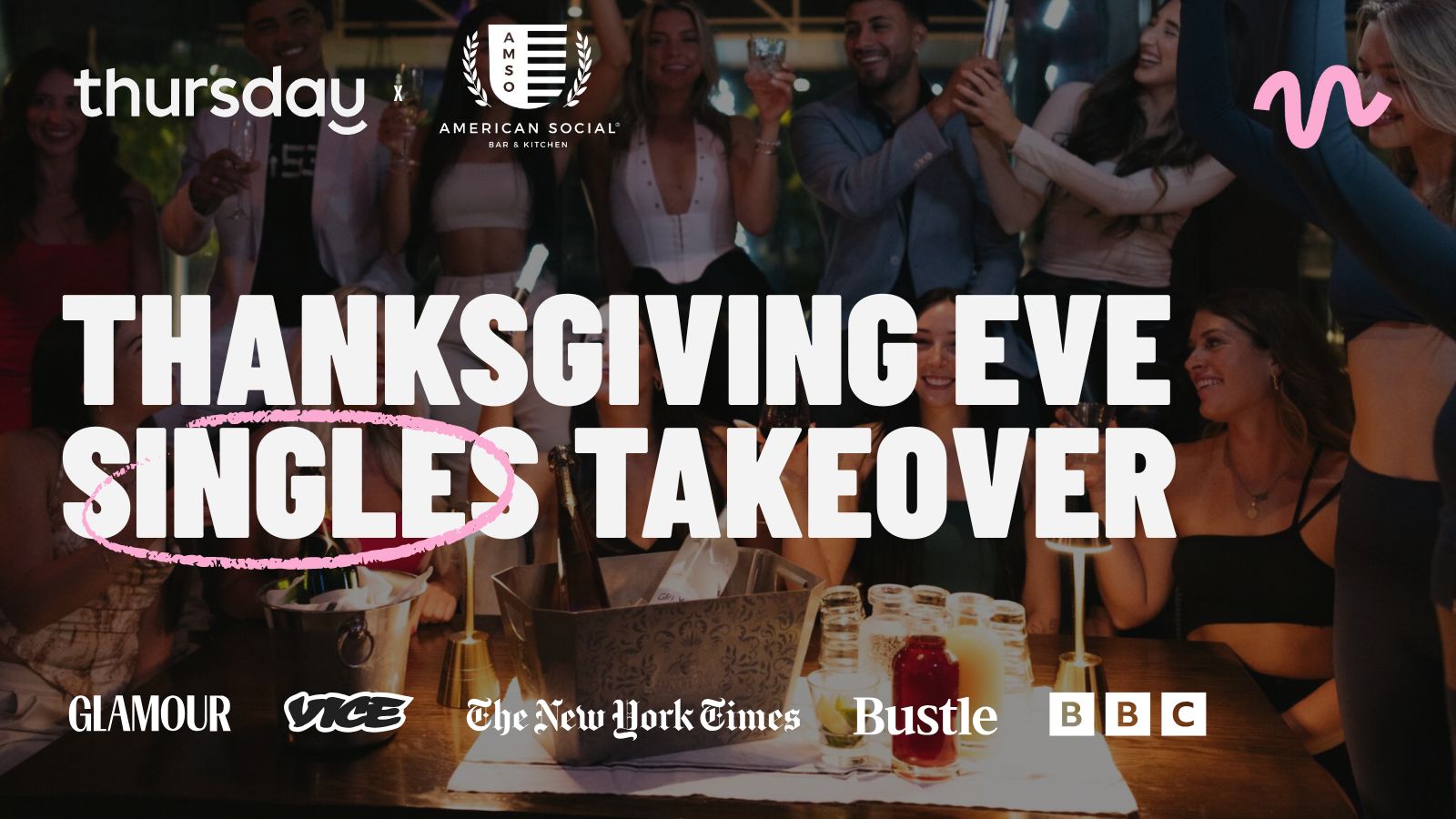Blackout Wednesday | Drinksgiving Eve Singles Night @ American Social | Brickell