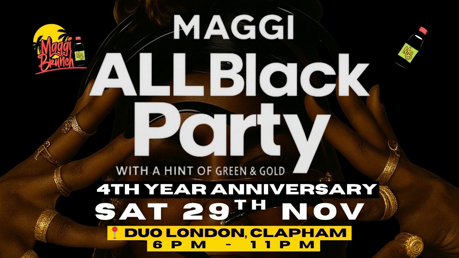 MAGGI Brunch: All Black 4th Year Anniversary 🔥