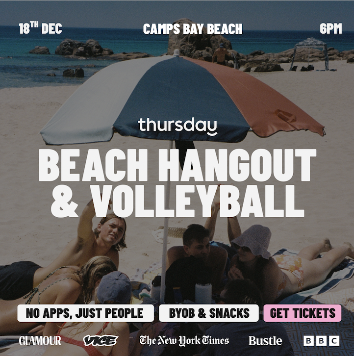 Thursday | Beach Hangout & Volleyball | Cape Town