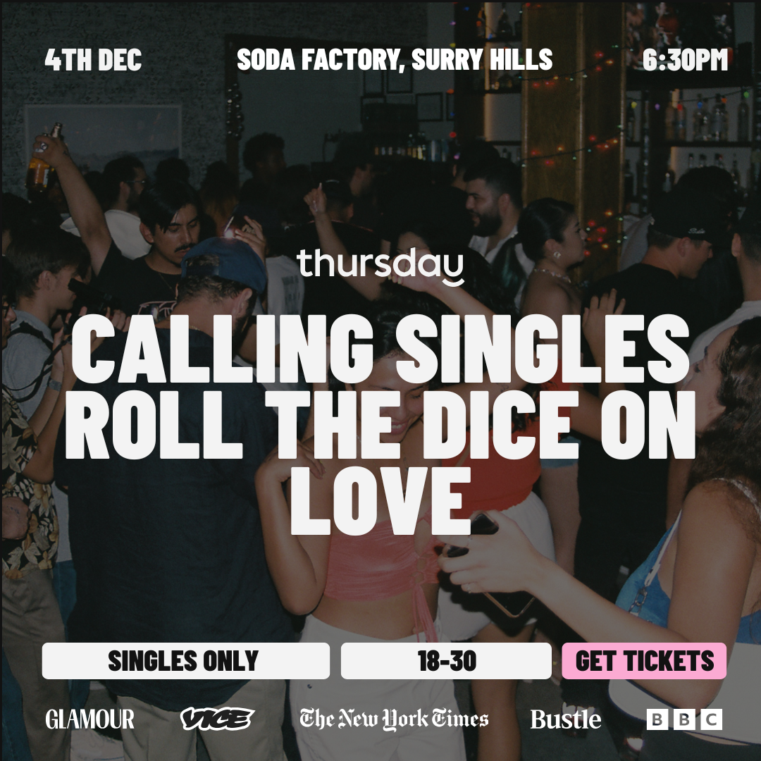 Thursday | Soda Factory (18-30) | Surry Hills