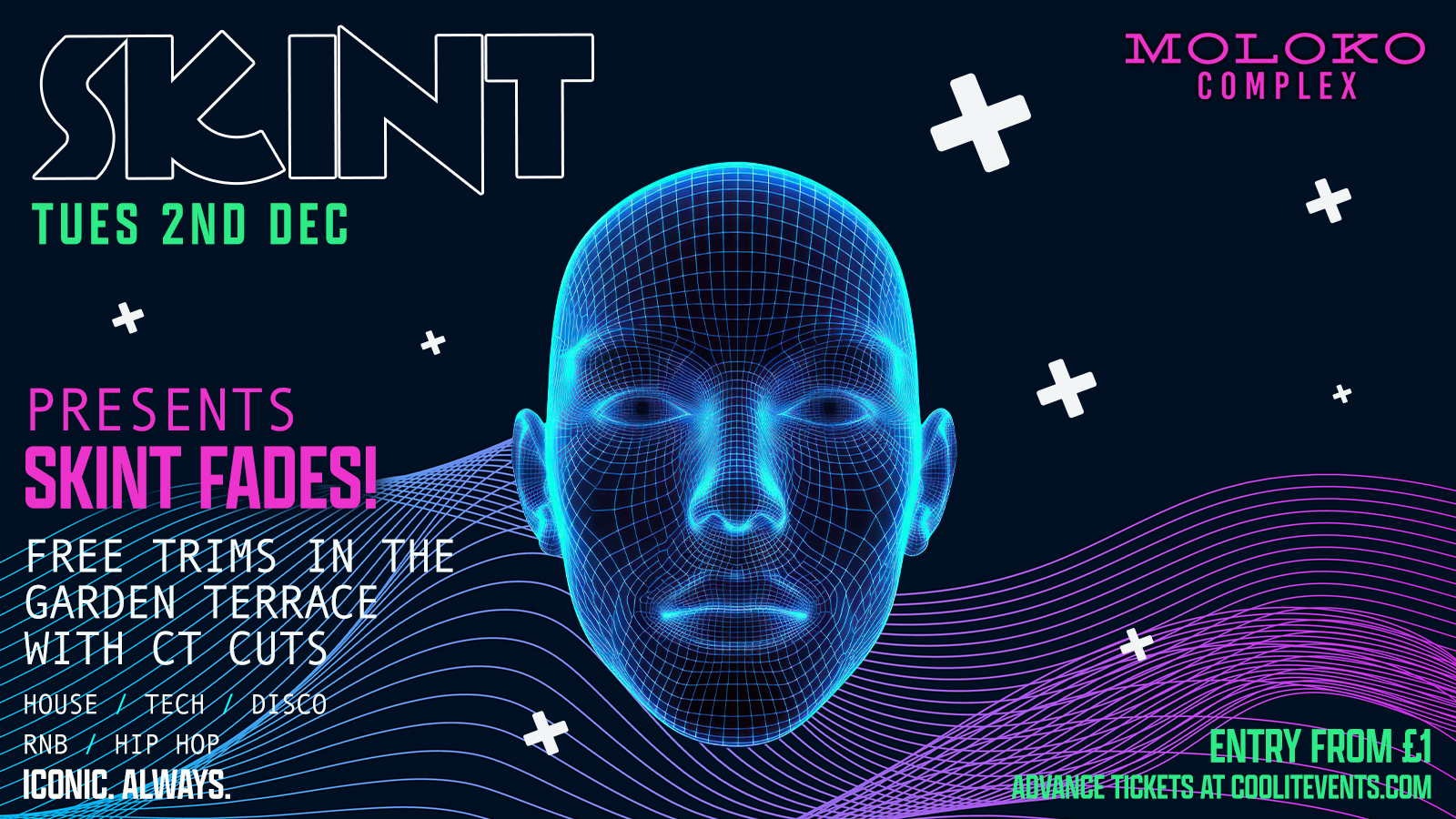 🟣 SKINT TUESDAYS presents SKINT FADES 🟣 FREE TRIMS on the Terrace with CT Cuts – Liverpool’s Iconic Student Night ✨🎉