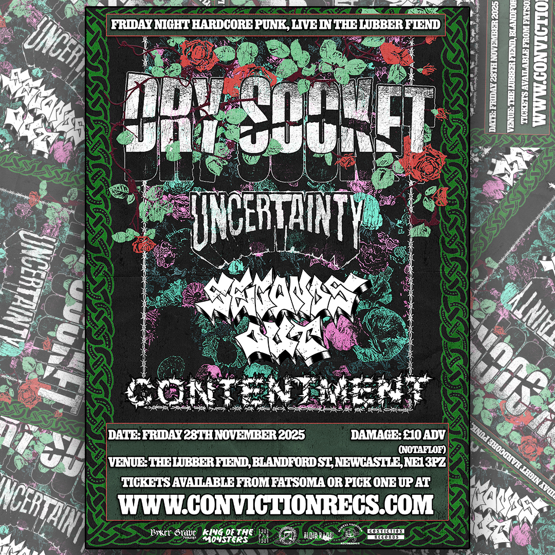 Dry Socket / Uncertainty @ The Lubber Fiend 28/11/25