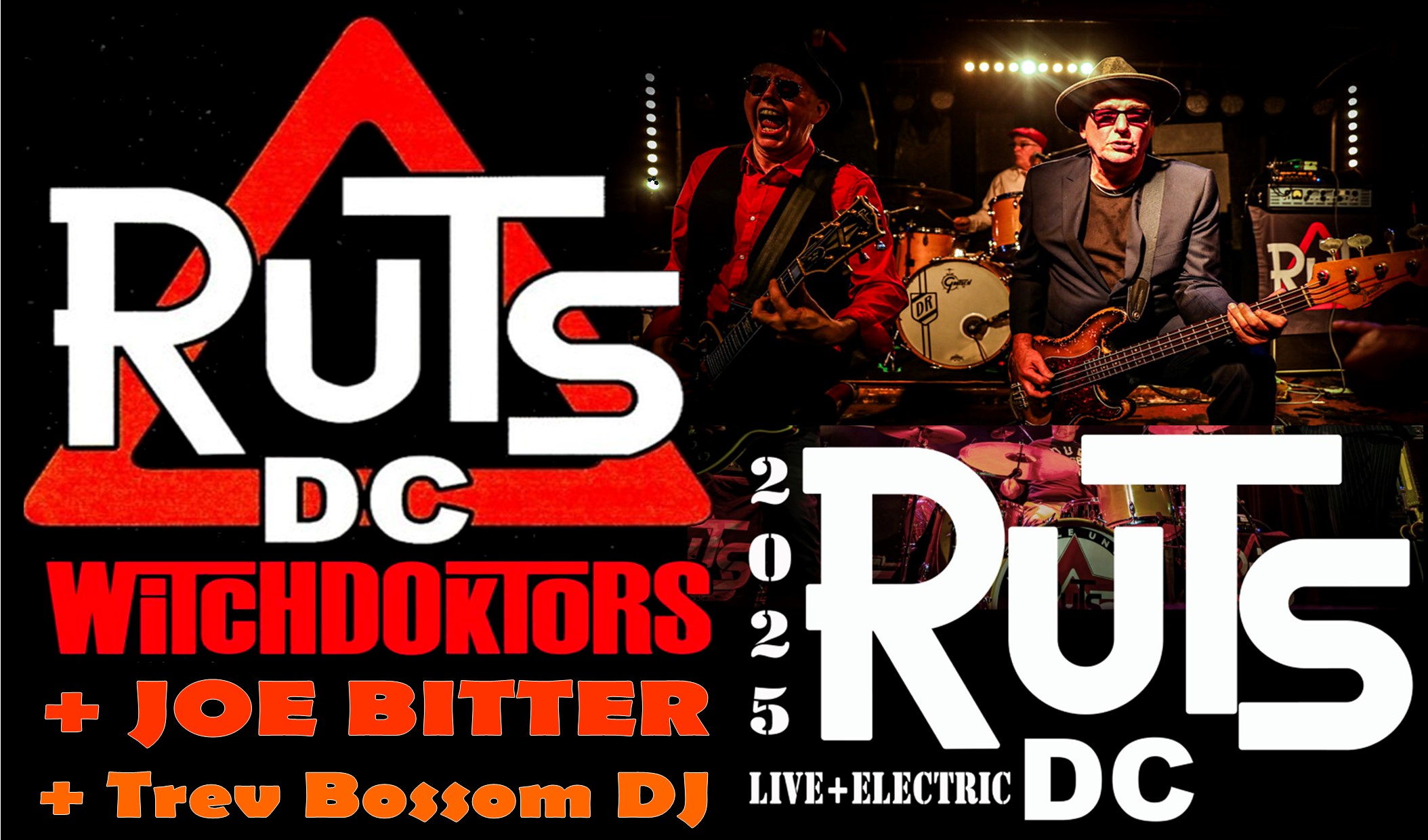 RUTS DC and Very Special Guests go Undercover in Esher at Esher