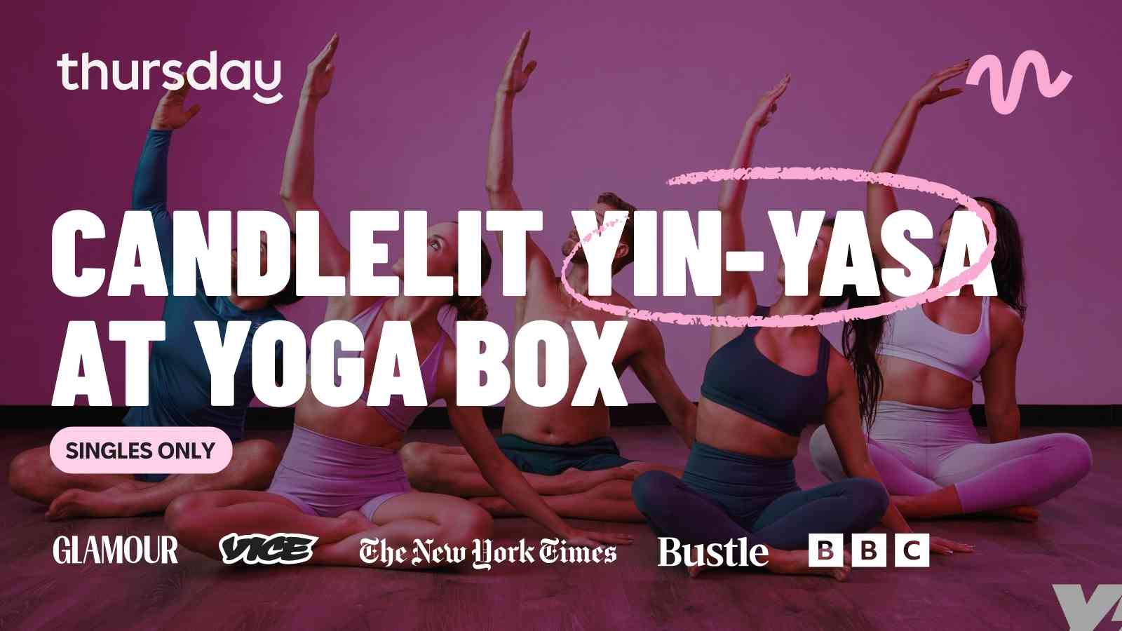 Sunday | Singles Candlelit Yin-Yasa at Yoga Box | Los Angeles