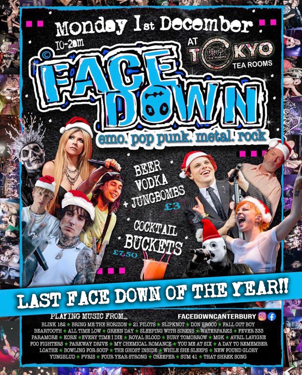 🤘 Face Down  🤘 LAST OF THE YEAR 🤘🏻
