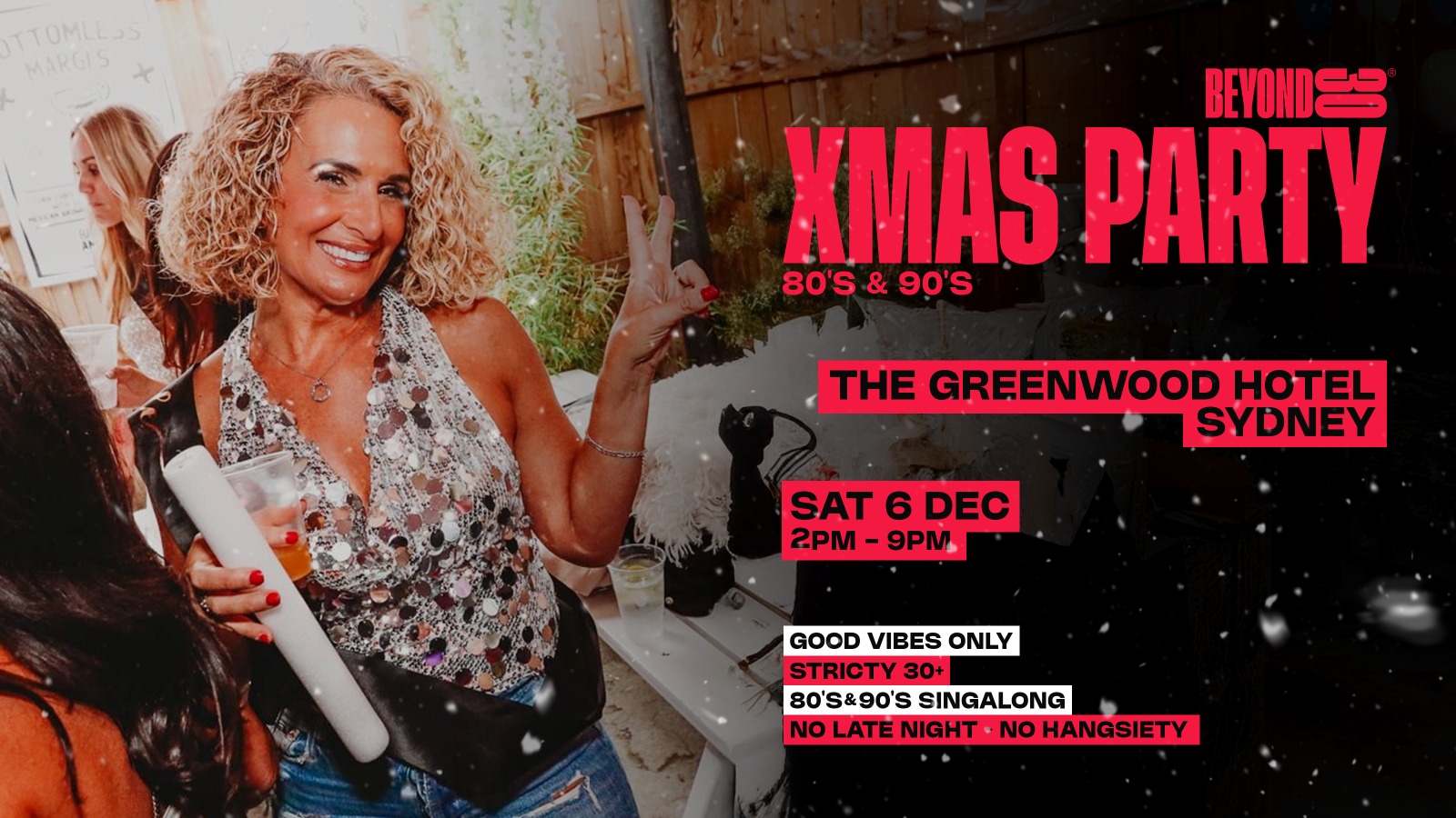 Over 30s Daytime Christmas Party – SYDNEY 🎅🏻