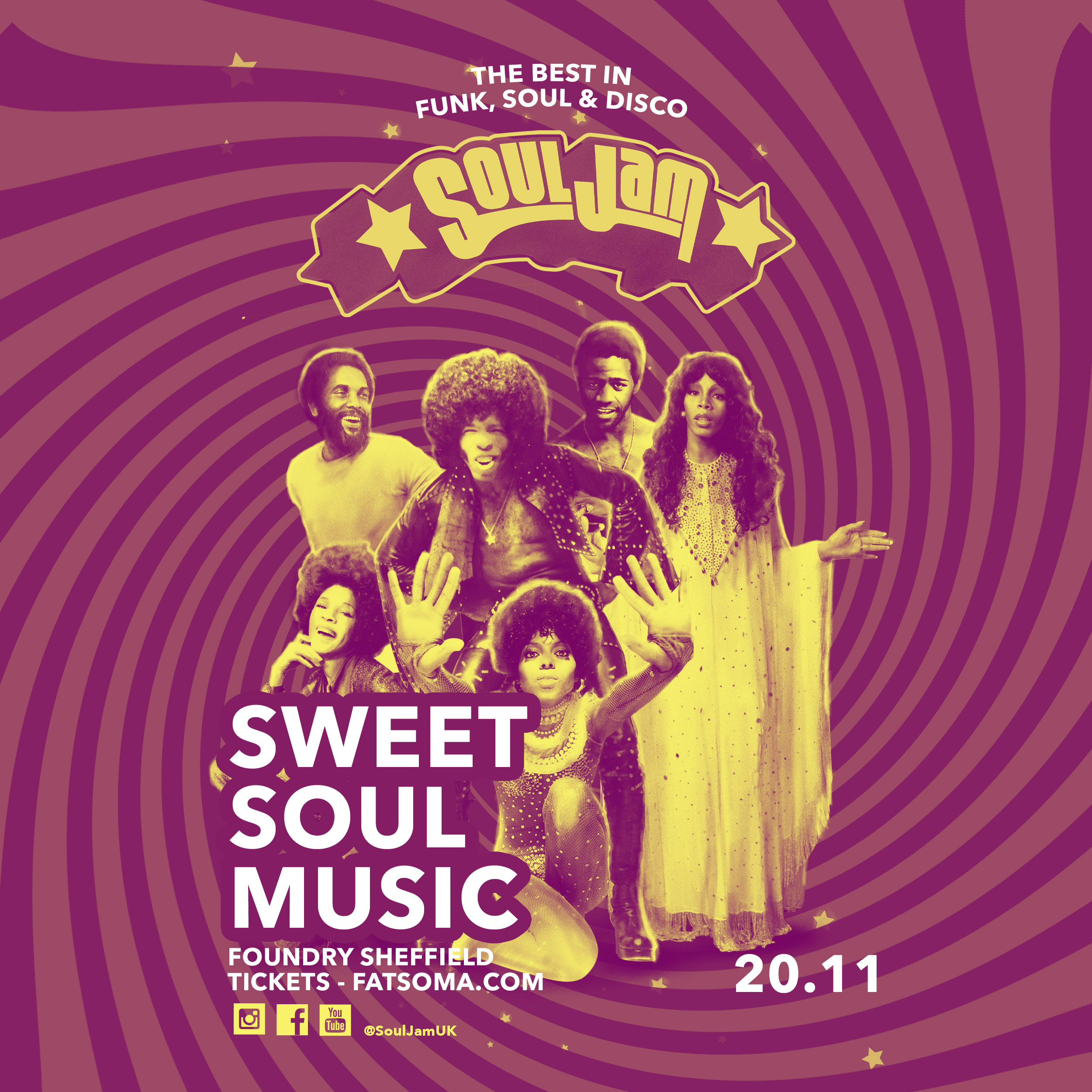 SoulJam | Sweet Soul Music | 20th November | Foundry