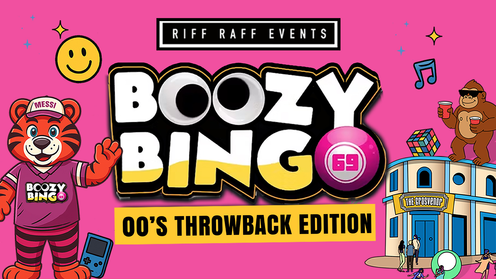 BOOZY BINGO Y2K THROWBACK EDITION 🎱😵‍💫🔥 Manchester’s Craziest Student Bingo!