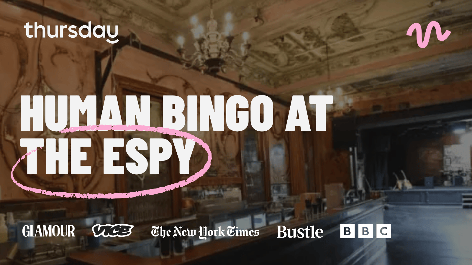 Thursday | Human BINGO @ The Espy (30-49) | St Kilda