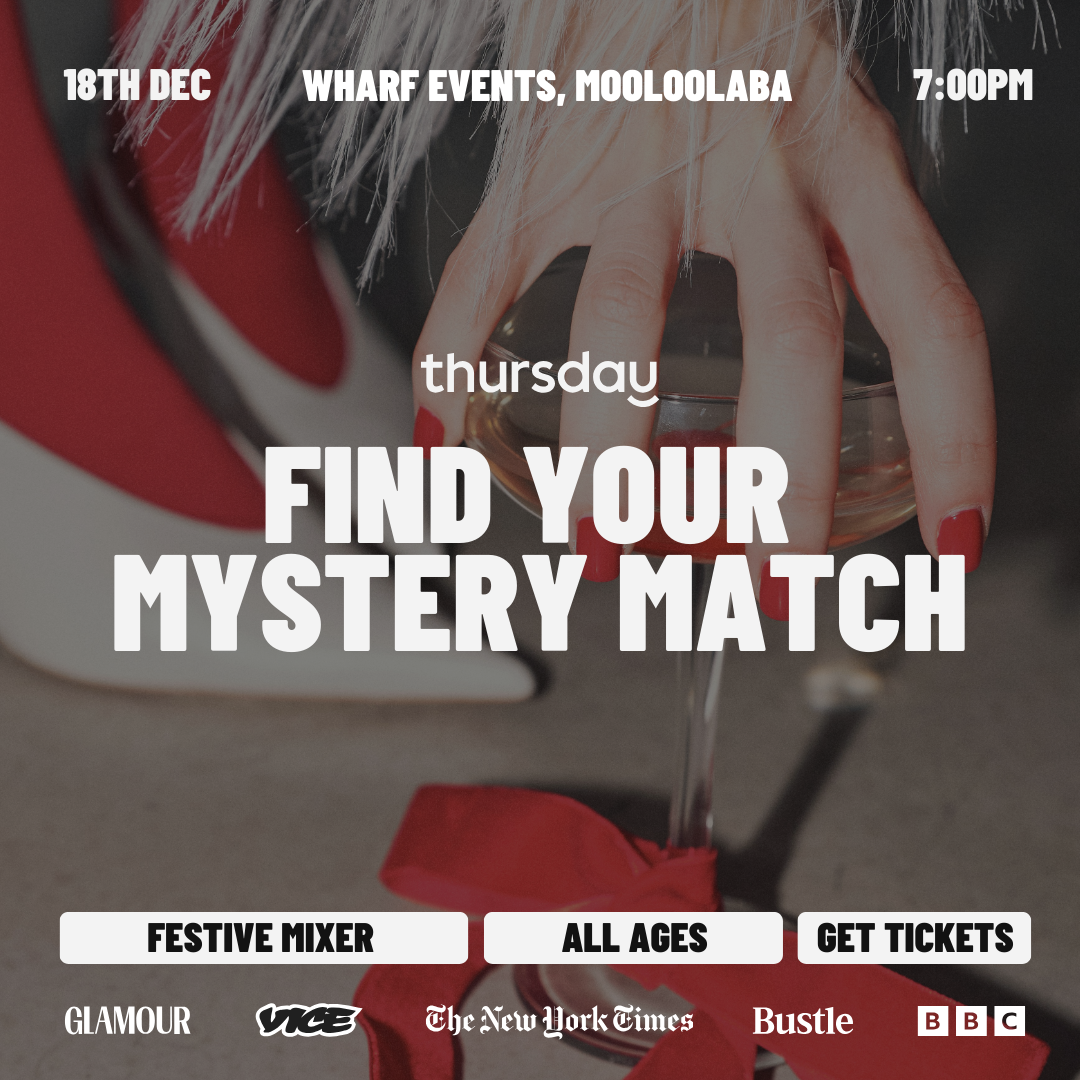 Thursday | Find Your Mystery Match Festive Mixer @ Wharf Events (All Ages) | Mooloolaba