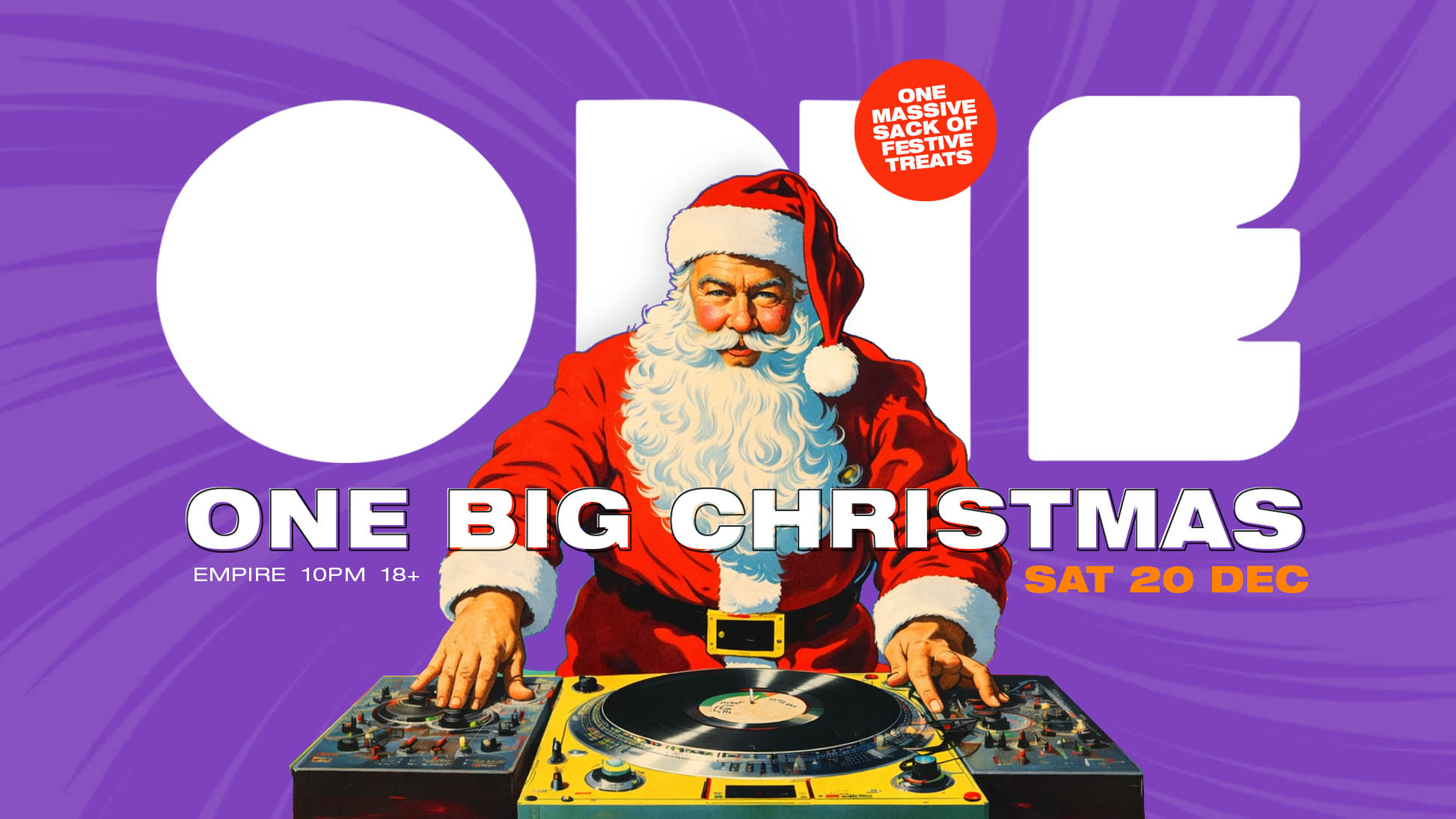 ONE BIG CHRISTMAS (20 Dec) – £1 B4 Midnight