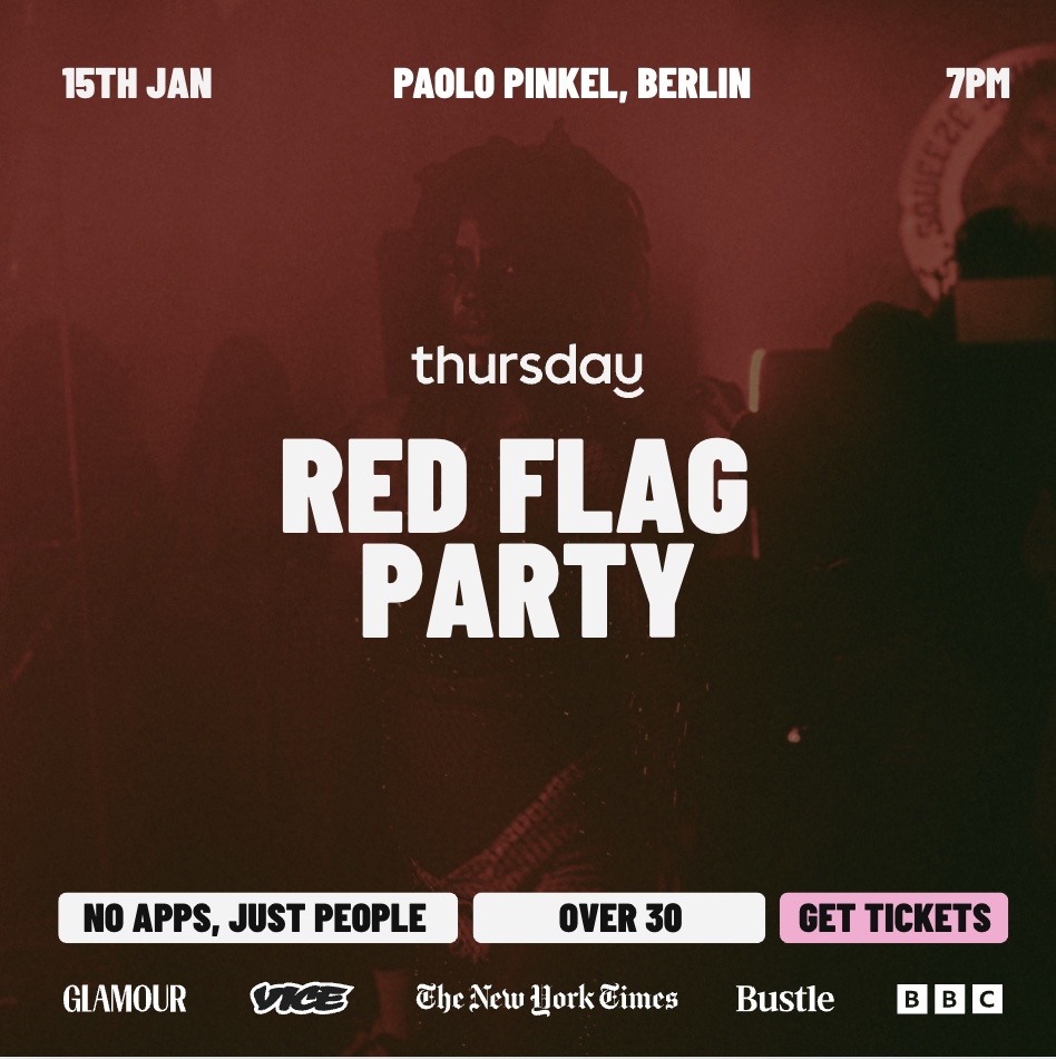 Thursday | Red Flag Party (30+) | Berlin