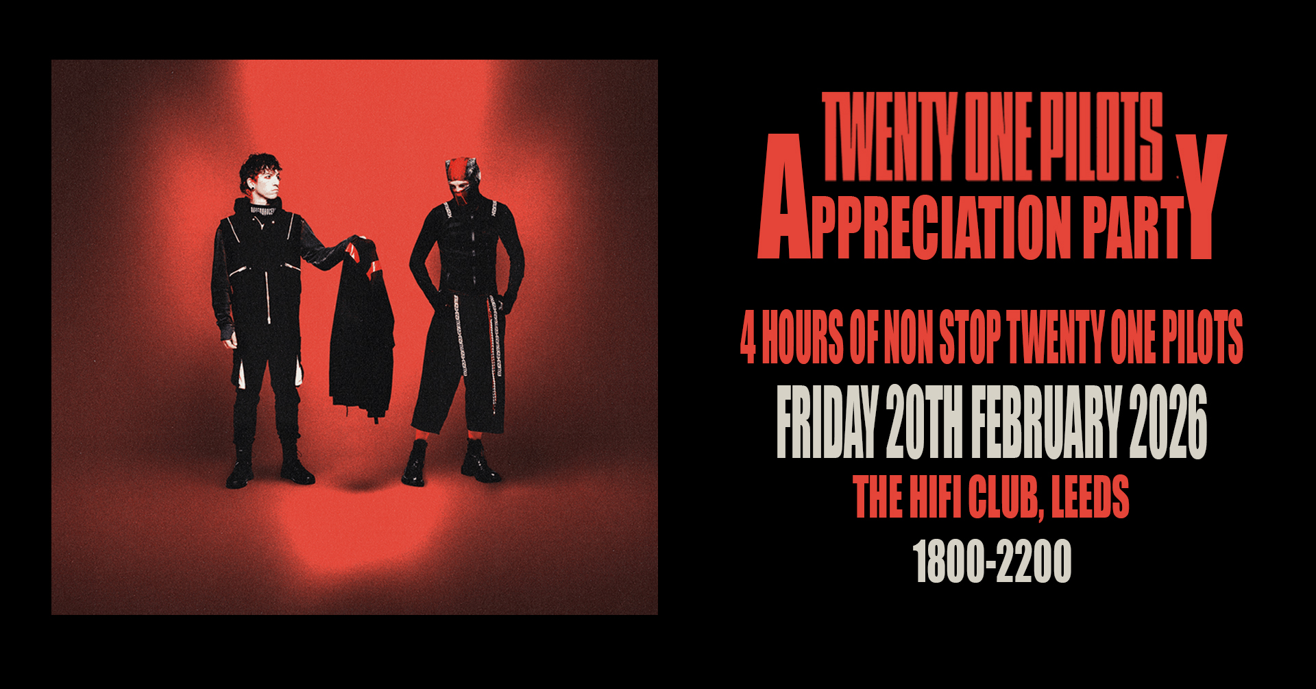 Twenty One Pilots Appreciation Party (Leeds)