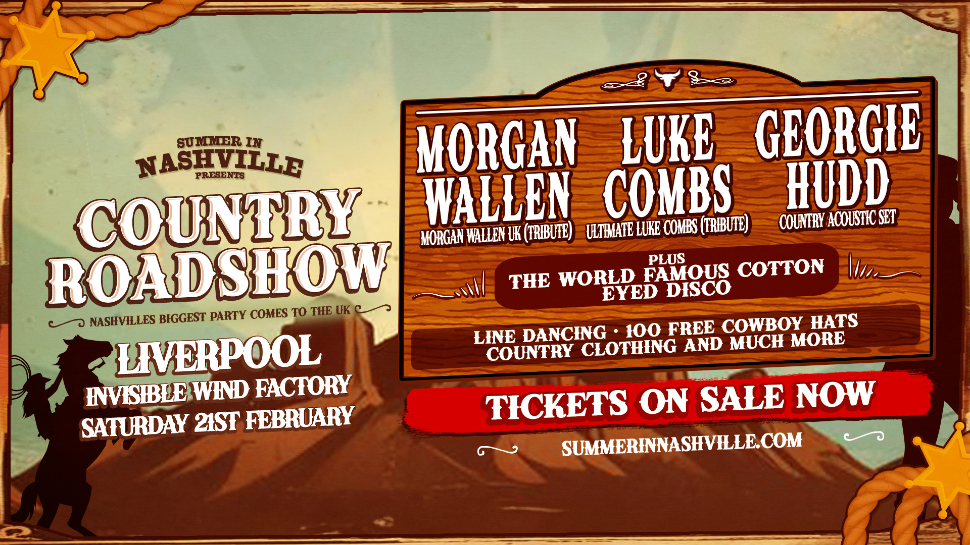 Summer in Nashville Presents: Country Roadshow – Liverpool 2026