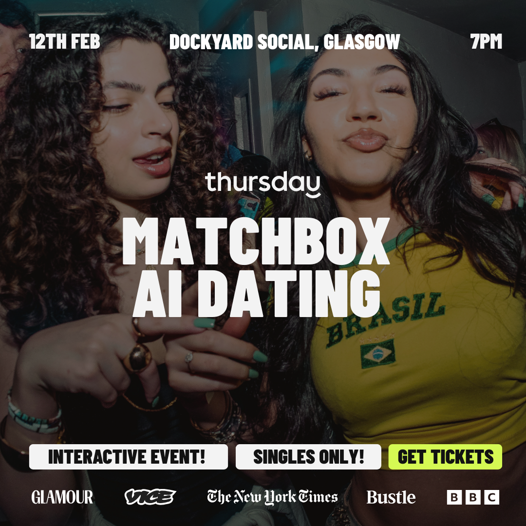 Thursday | The Dockyard Social MYSTERY MATCH MAKING EVENT | Glasgow