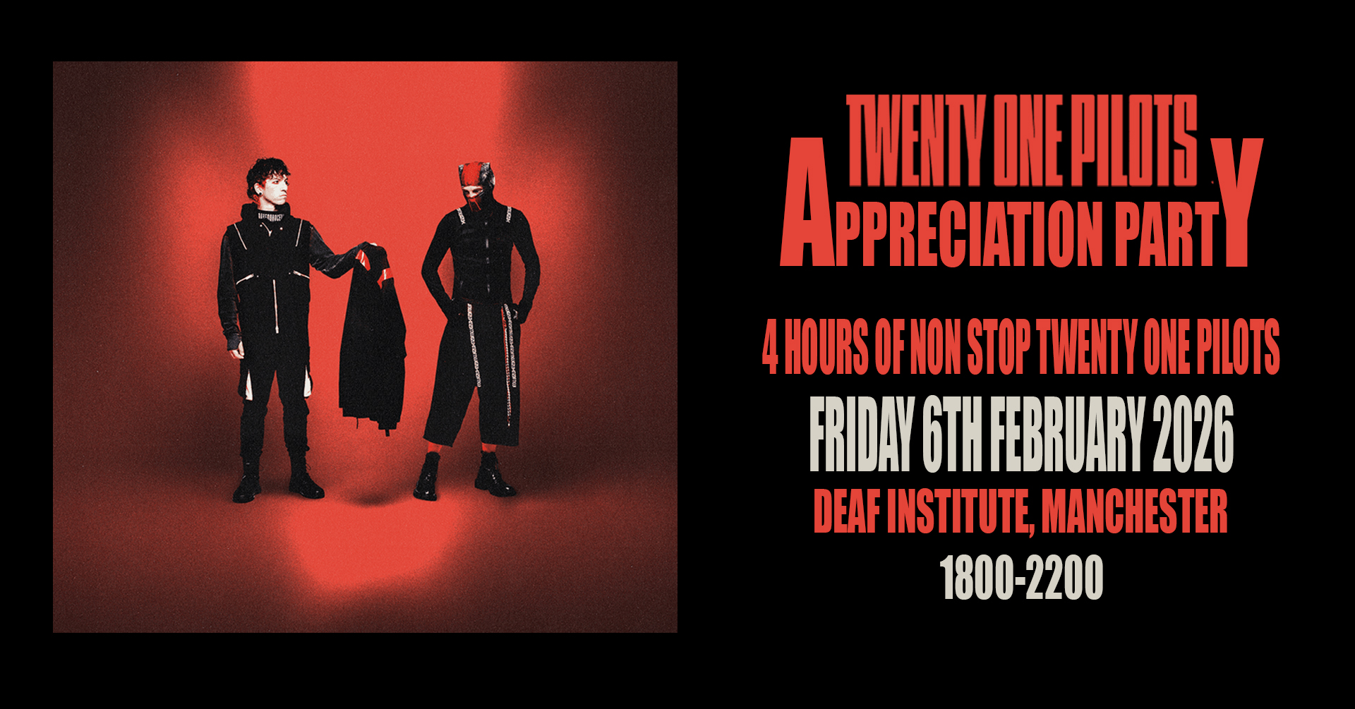 Twenty One Pilots Appreciation Party (Manchester)