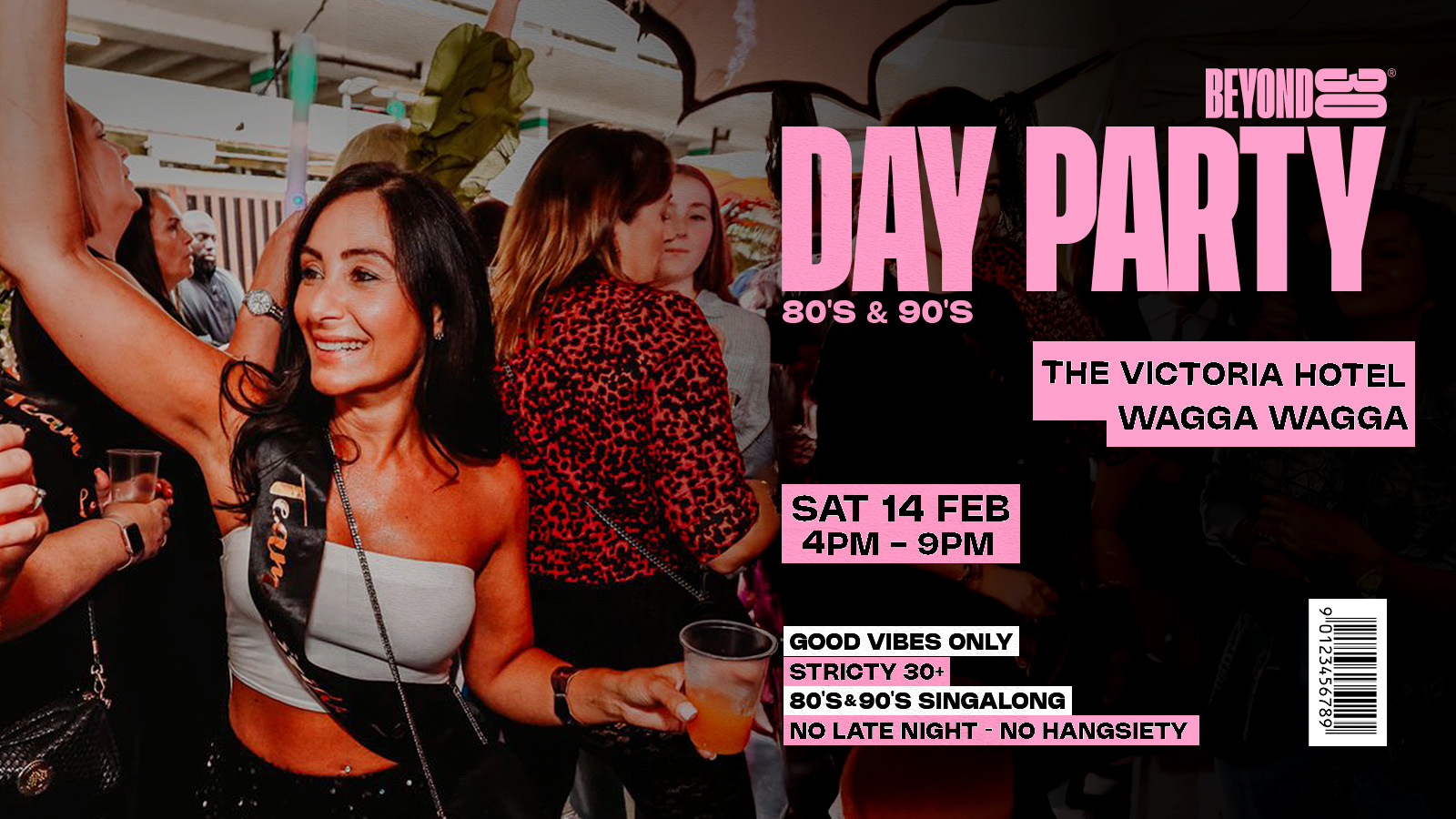 80s & 90s Over 30s Daytime Clubbing – WAGGA WAGGA🕺🏽