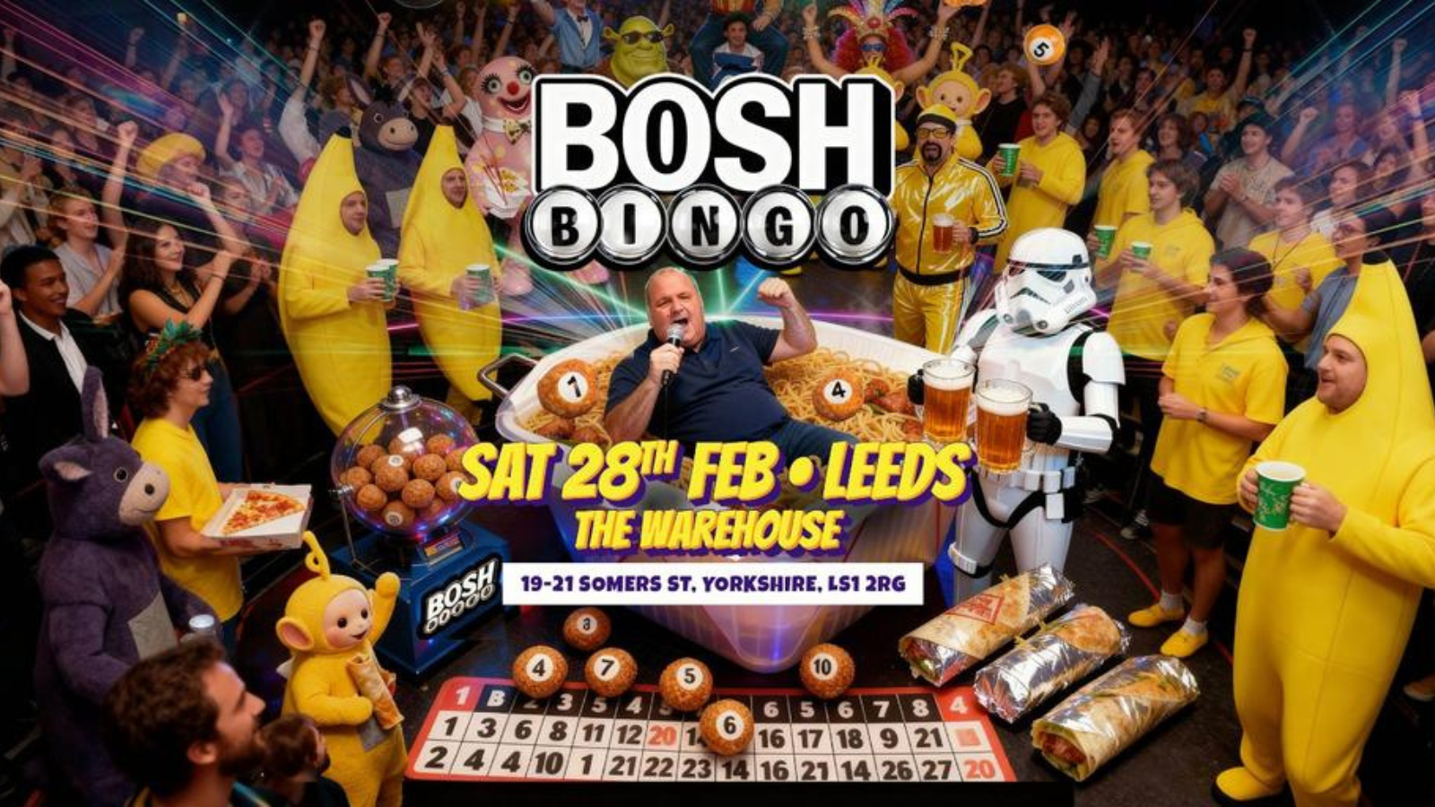 Bosh Bingo Is Coming To Leeds!