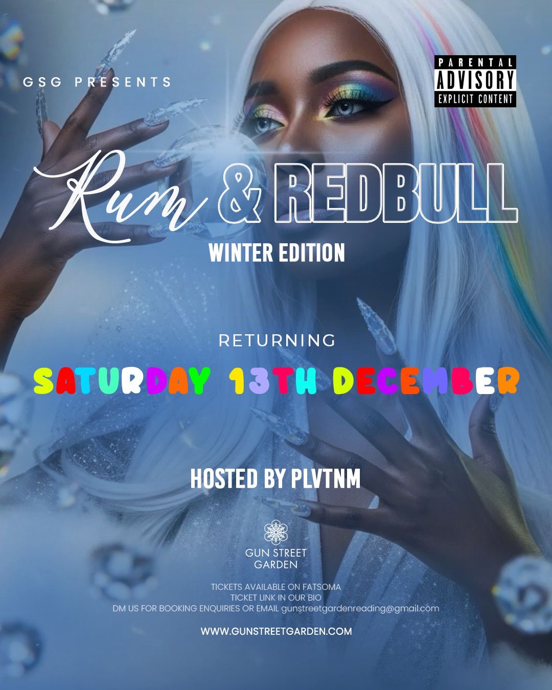 GSG Presents… RUM AND REDBULL  (WINTER EDITION) 🥤