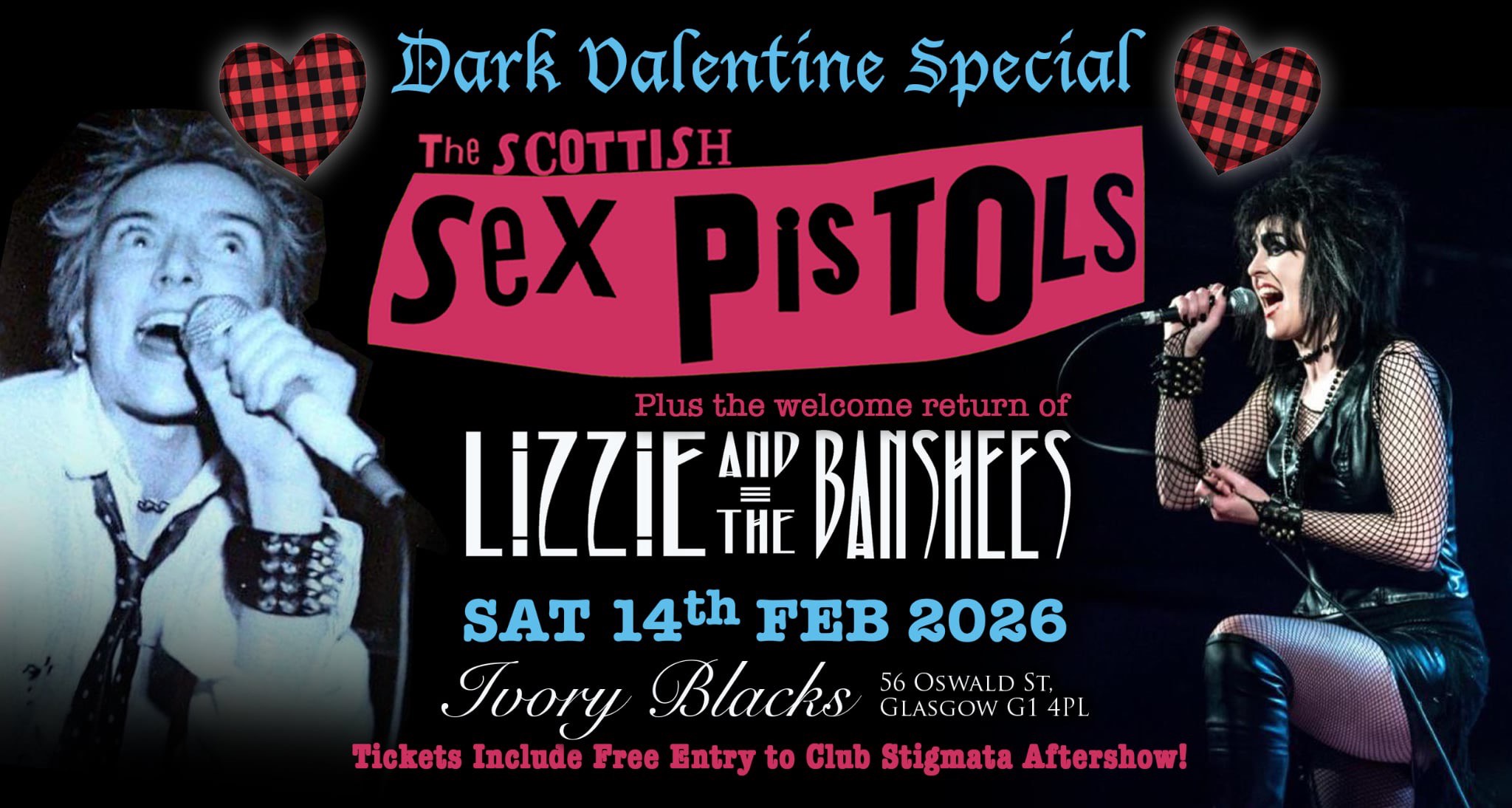 THE SCOTTISH SEX PISTOLS + The Welcome Return of LIZZIE & THE BANSHEES