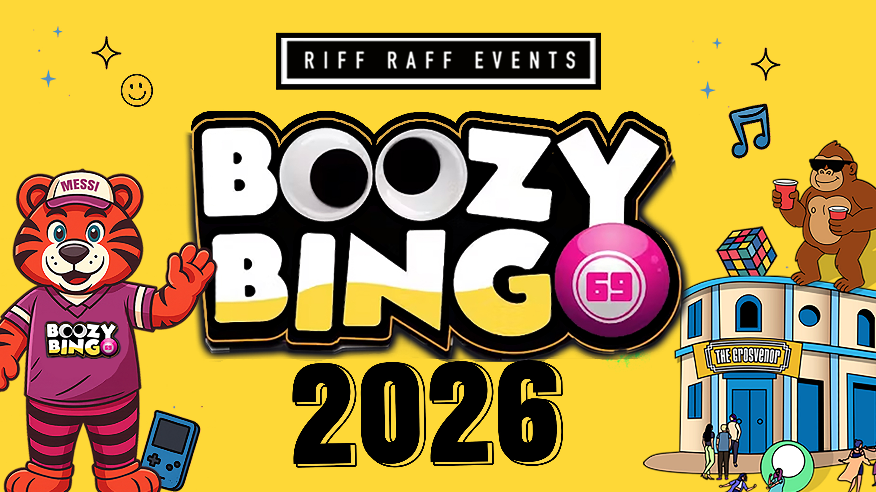 BOOZY BINGO 2026 🎱😵‍💫🔥 Manchester’s Biggest Student Bingo!