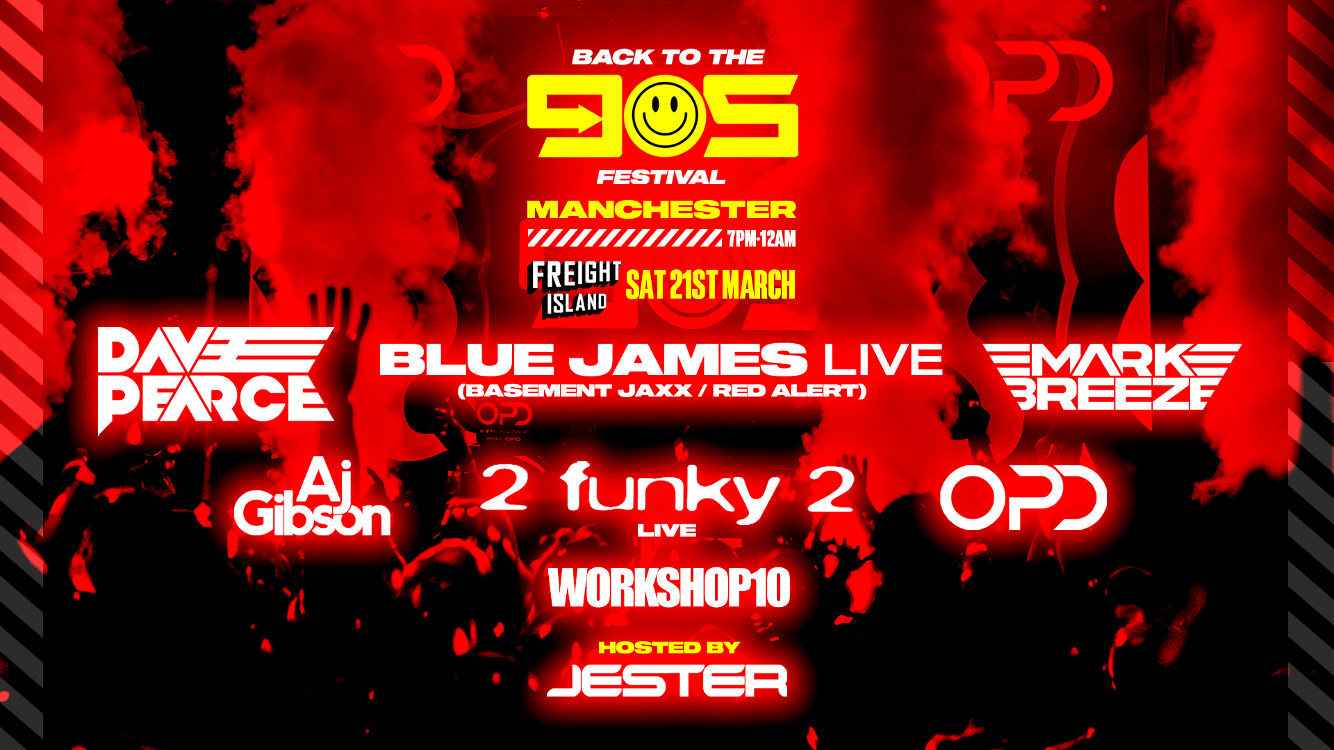Back To The 90s Festival – Saturday 21st March – Freight Island Manchester [FINAL 50 TICKETS!]