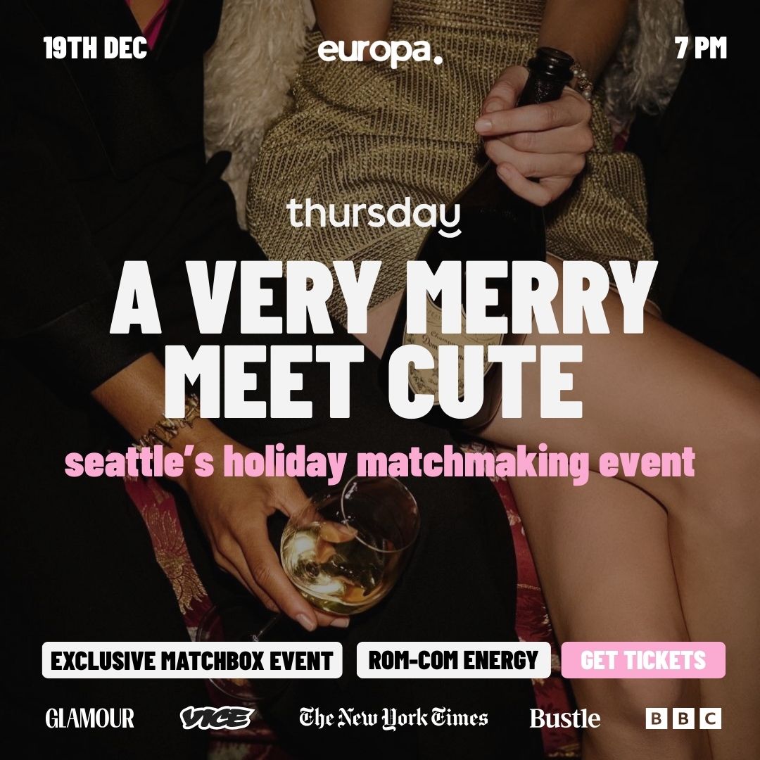 Thursday | Seattle’s Holiday Matchmaking Party 🎄 | Pioneer Square