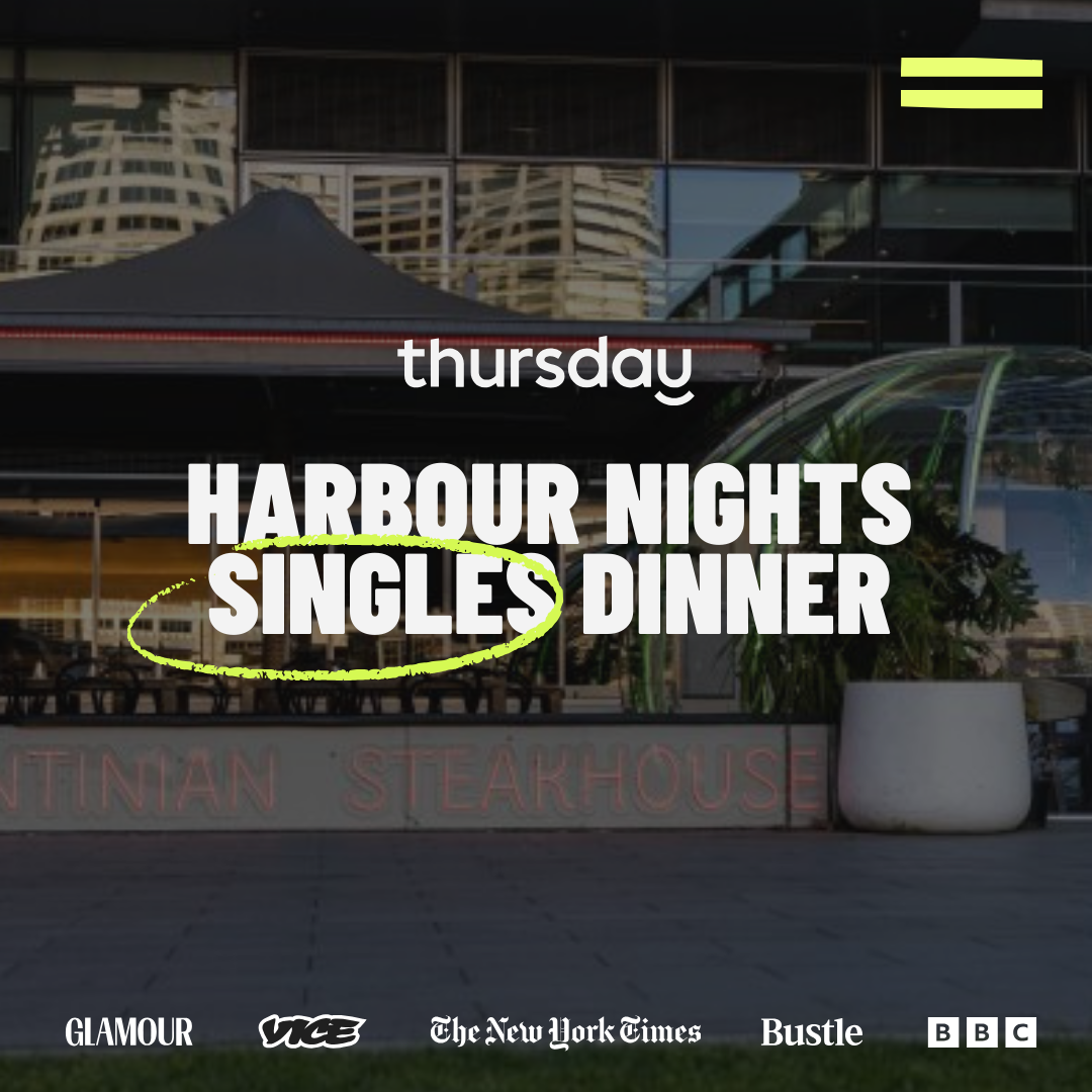 Wednesday | Latin Hideaway Singles Dinner (25–34) | El Corte, Darling Harbour