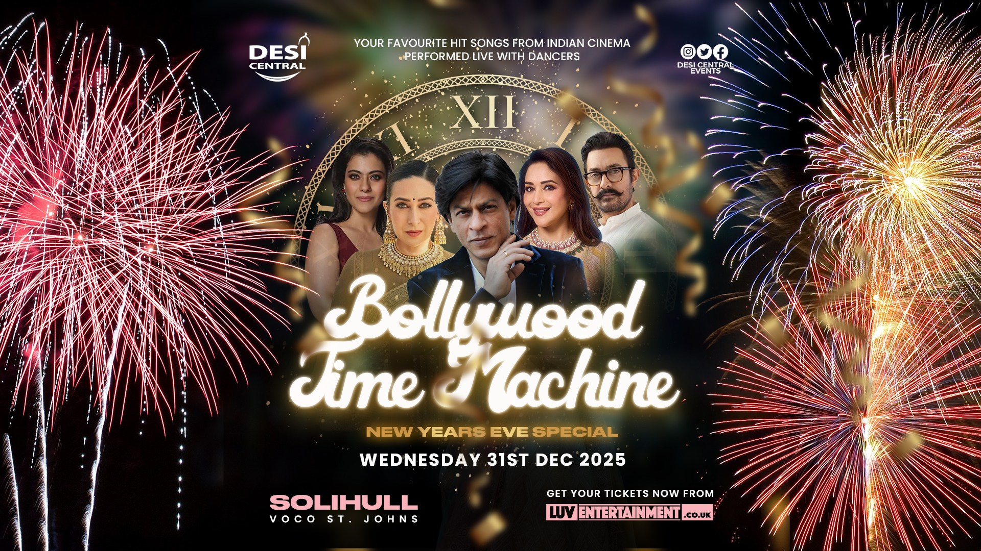 New Years Eve Bollywood Dinner & Dance – Solihull / Birmingham**