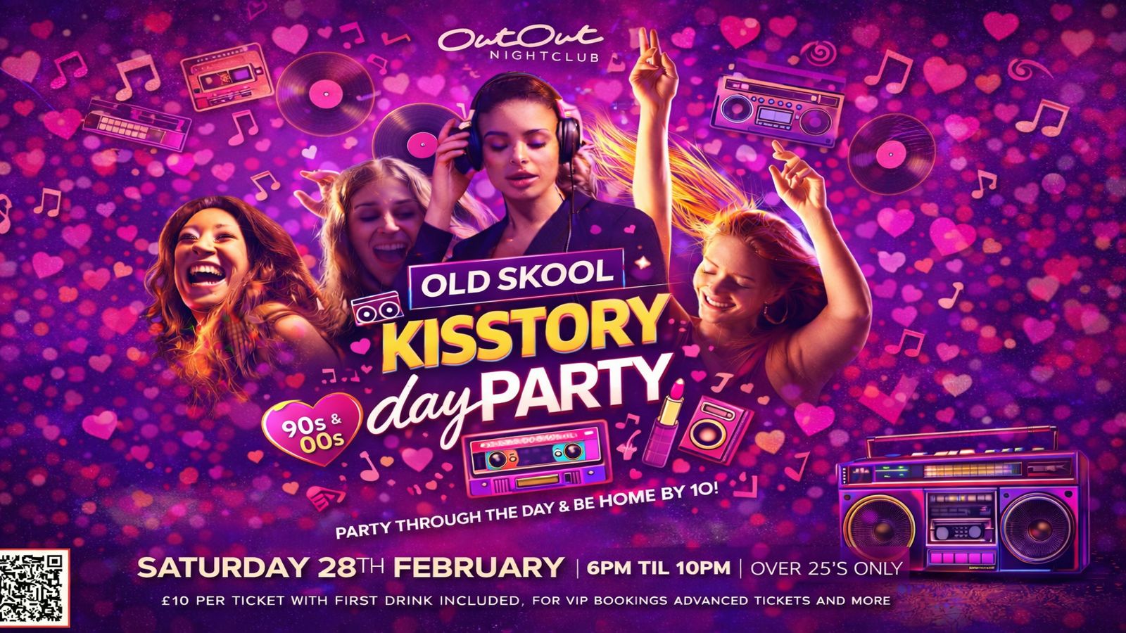 Kisstory Day Party – Over 25’s