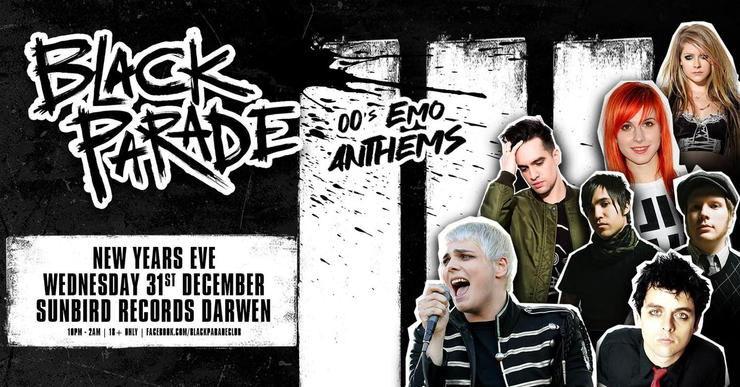Black Parade – 00’s Emo Anthems New Years Eve Party | Sunbird Records, Darwen
