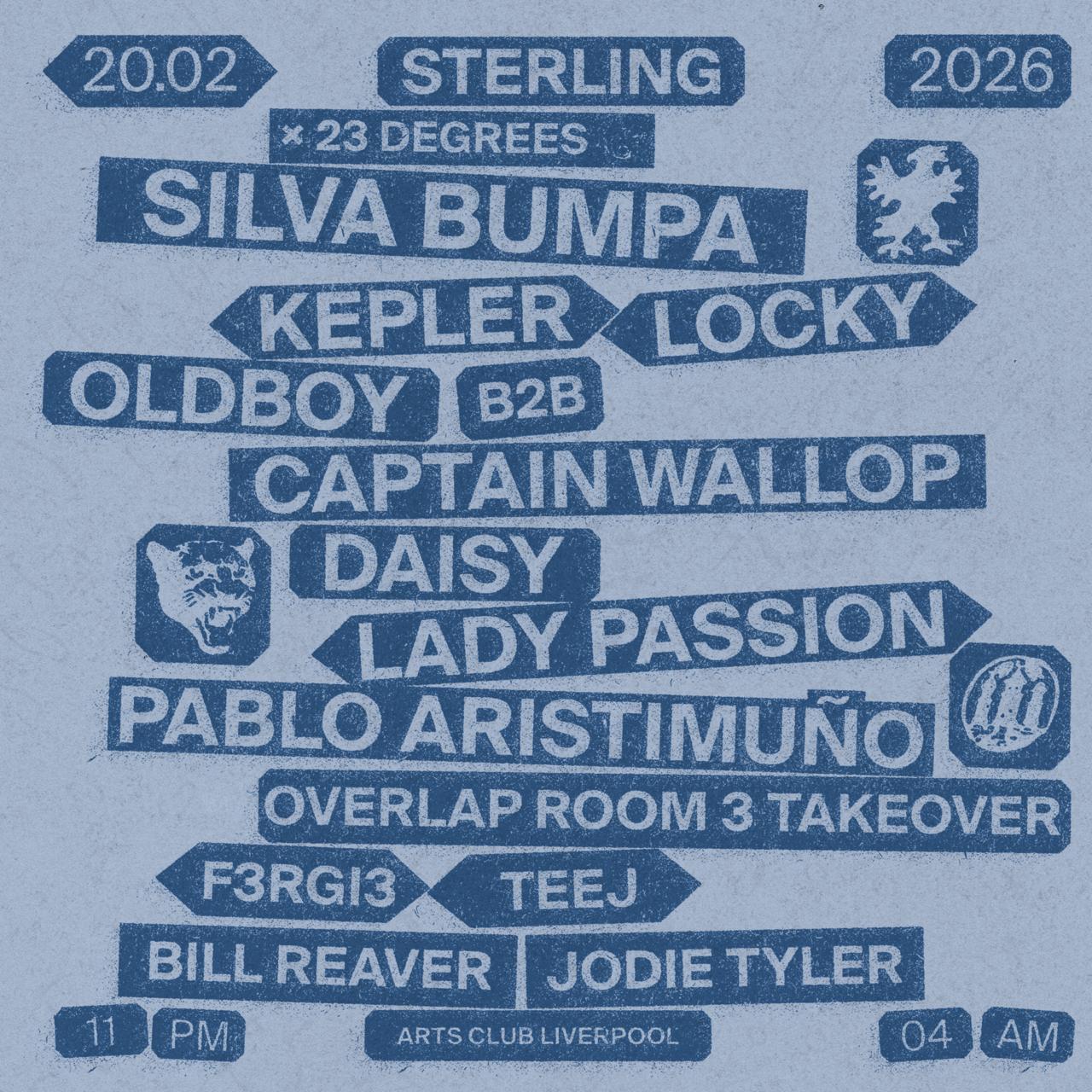 23 Degrees x STERLING: Silva Bumpa, Kepler, Locky + More