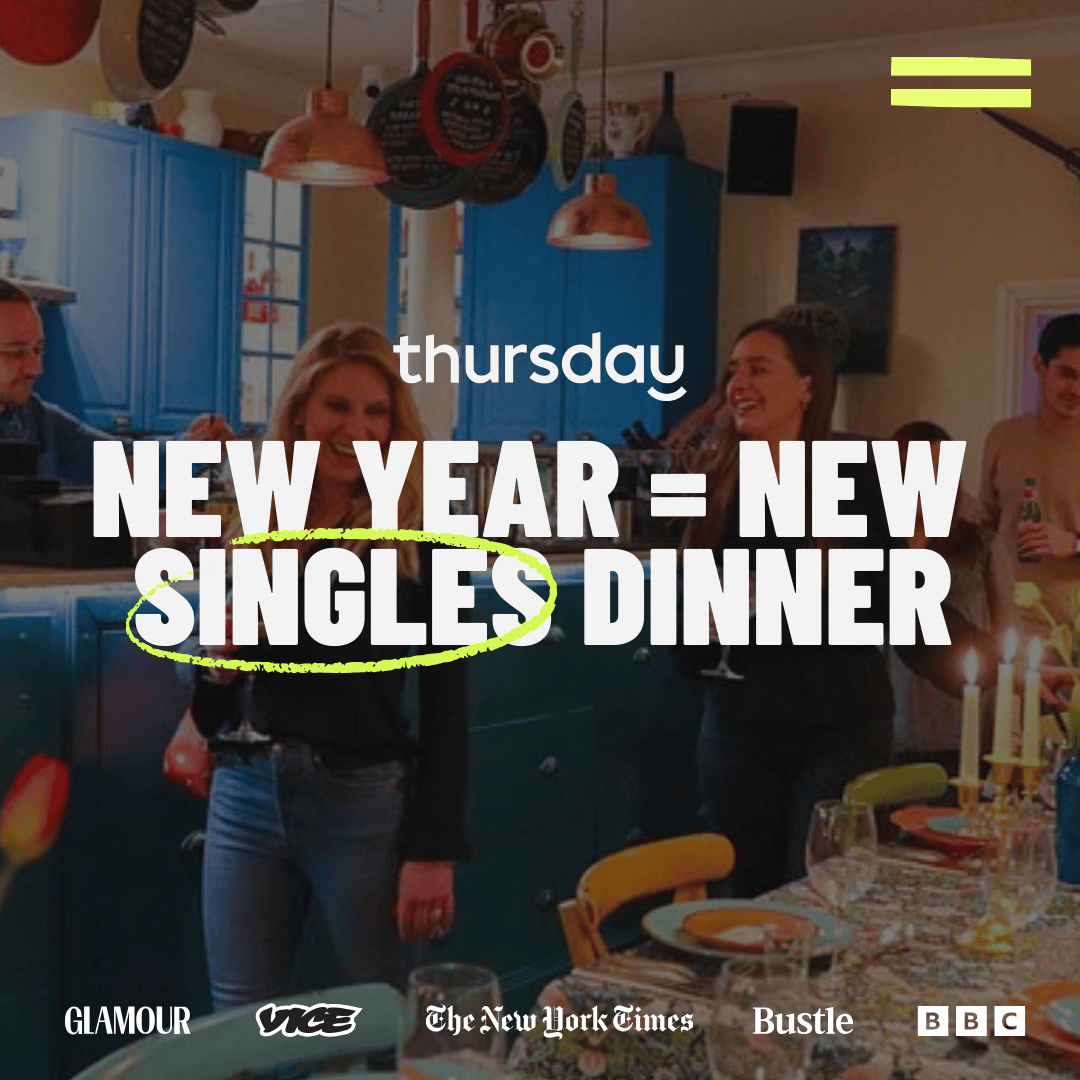 Wednesday | A Dinner Party to End All Dinner Parties Singles Dinner (30-40) | Fulham