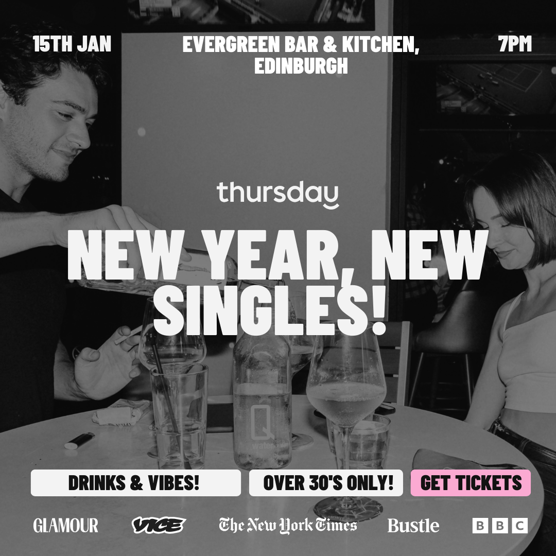 Thursday | Evergreen Bar & Kitchen OVER 30’S| Edinburgh