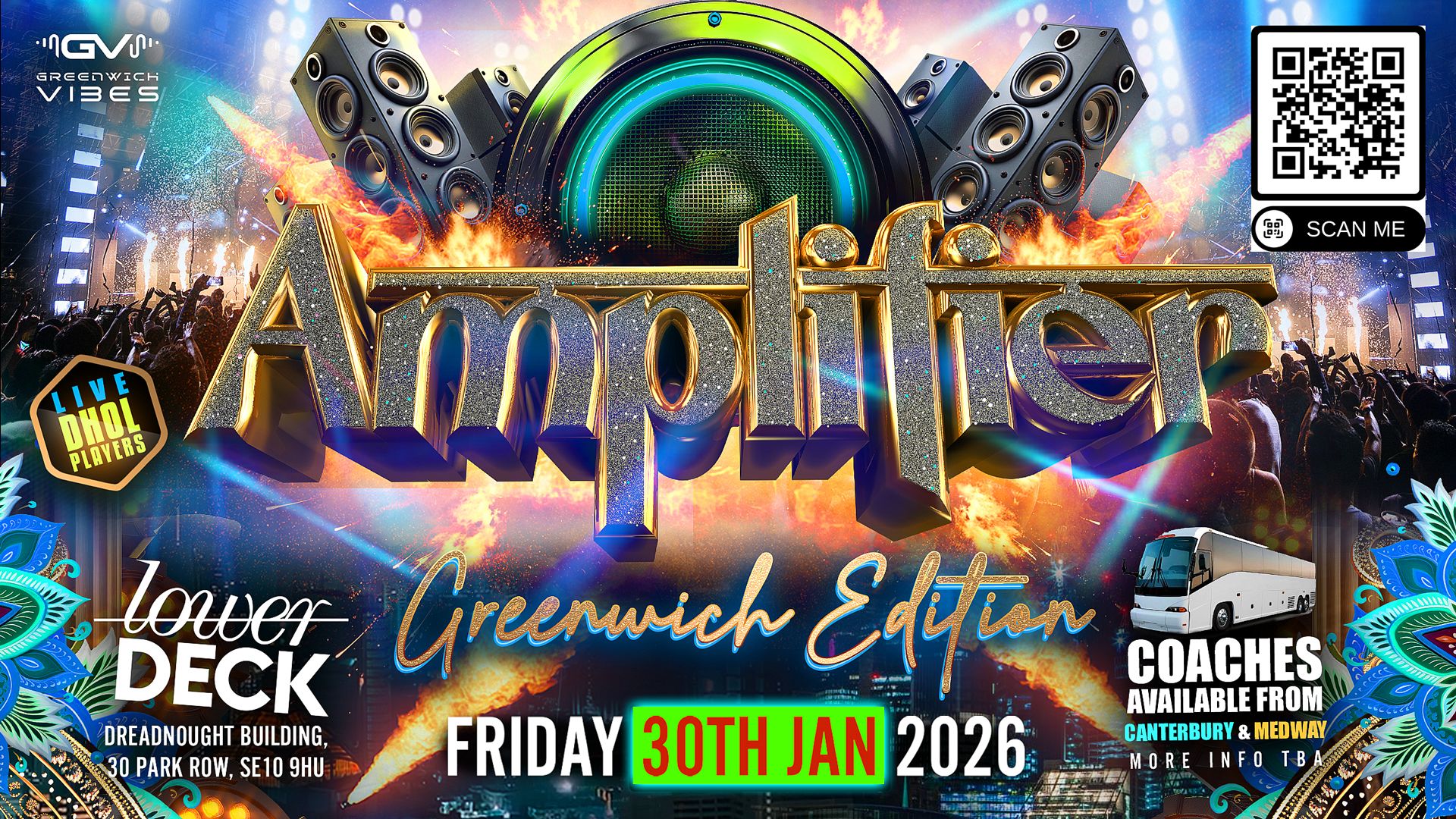 🚀 AMPLIFIER : CANTERBURY TO GREENWICH EDITION 🎊 @ Lower Deck