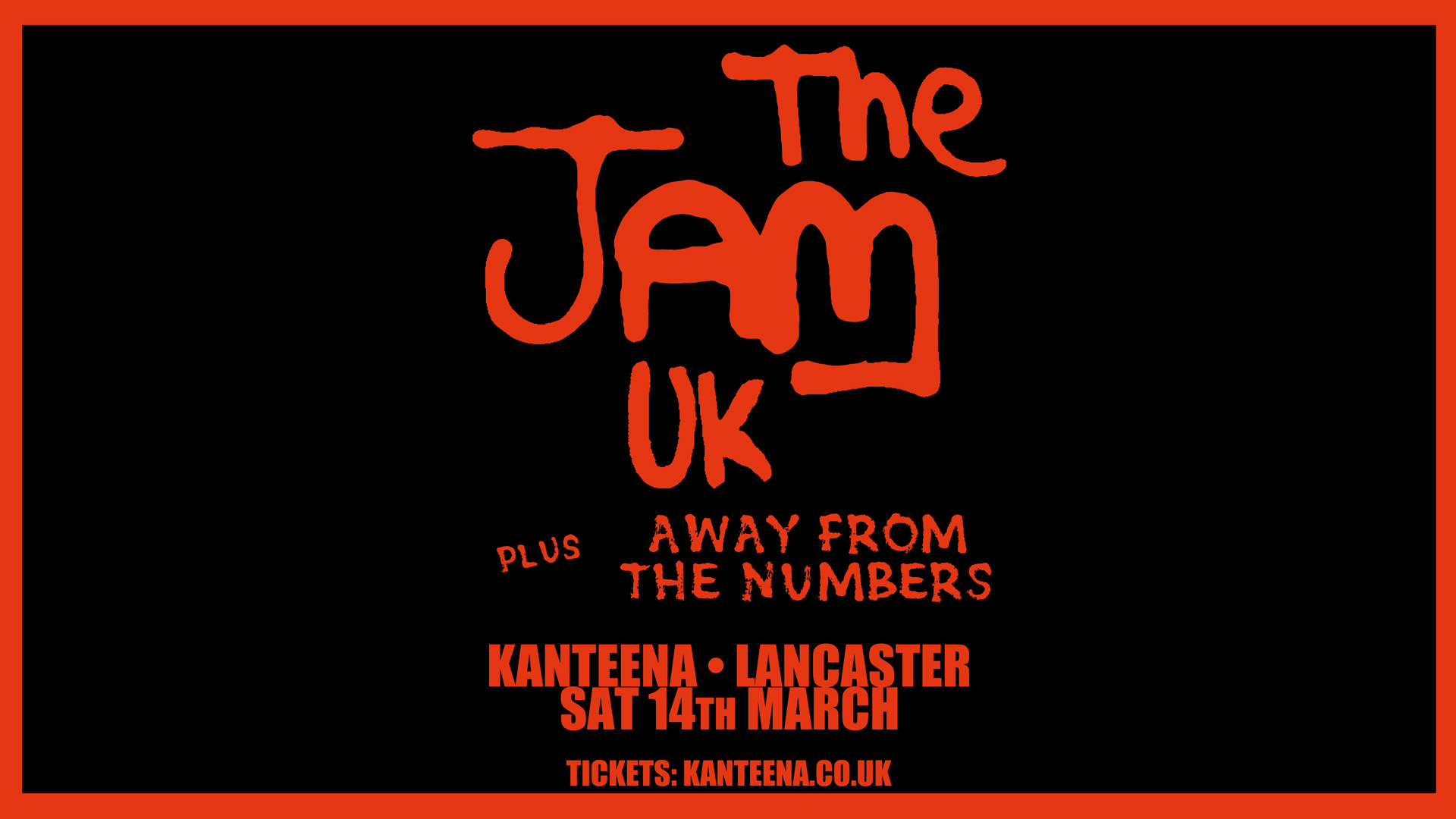 The Jam UK & Away From The Numbers