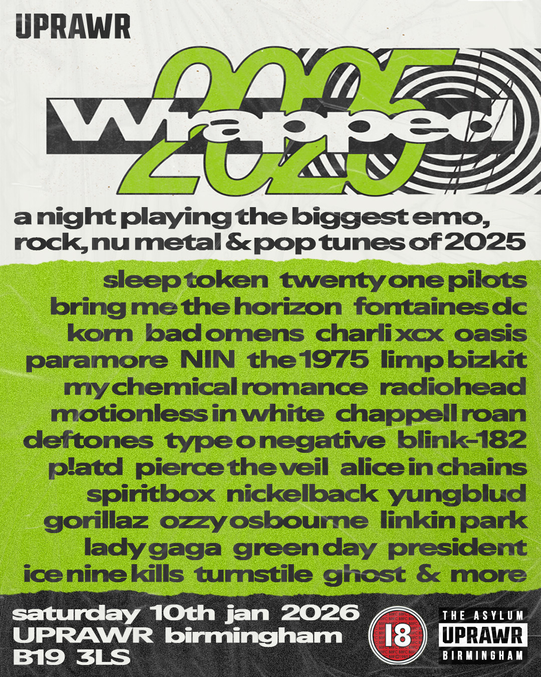 UPRAWR 2025 Wrapped: All the biggest rock, alt, pop, nu metal and indie hits of 2025!