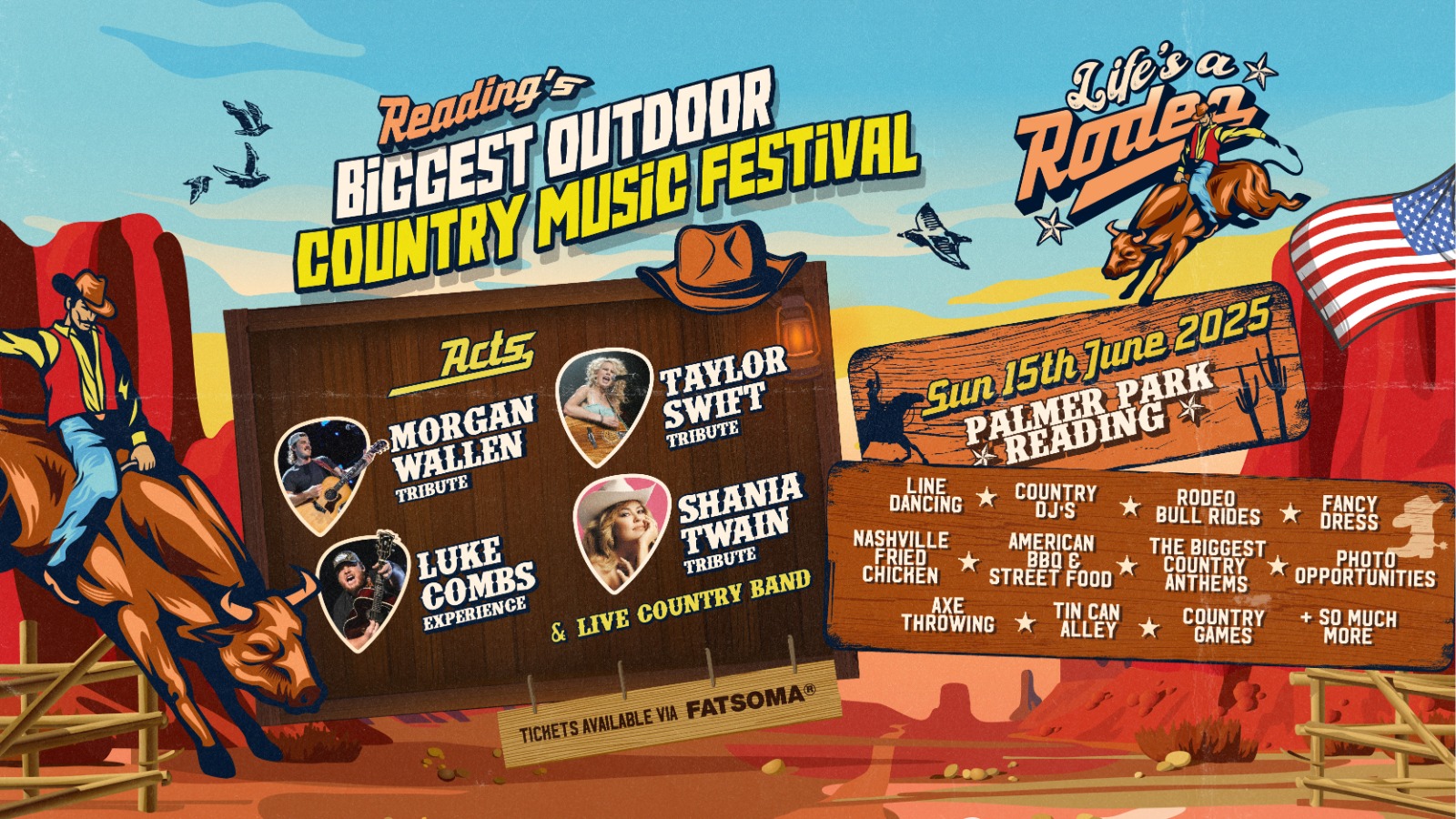 Reading’s Biggest Country Music Festival 🇺🇸