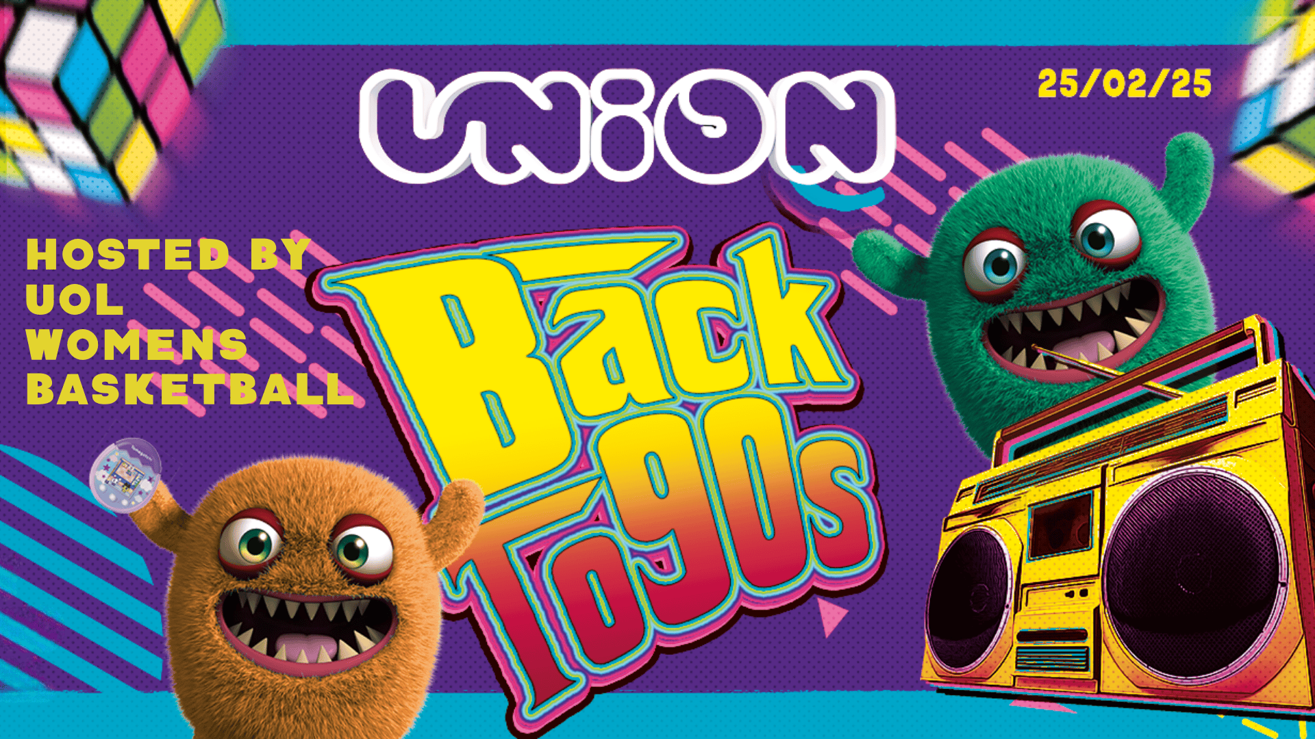 Union Tuesday’s Presents: Back To 90s 🎧🕺Hosted By UoL Women’s Basketball