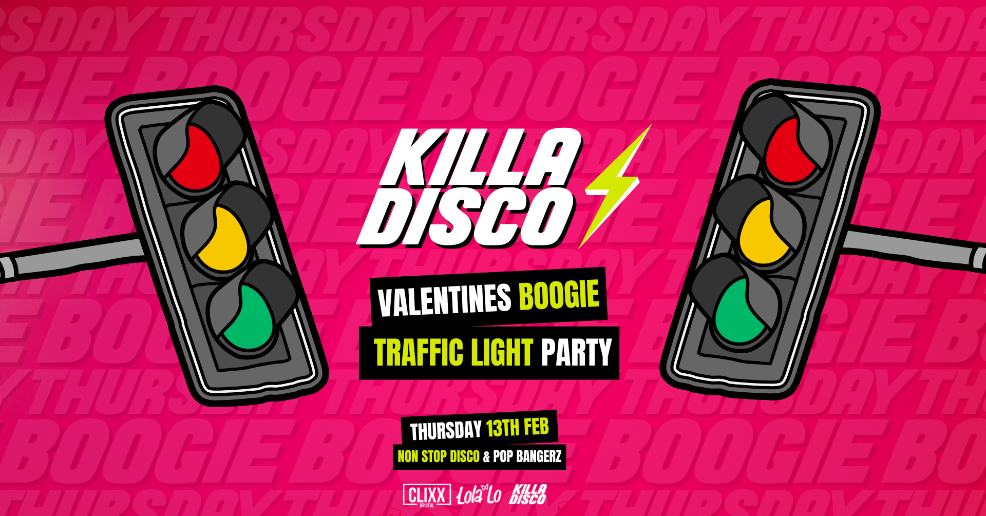 KILLA DISCO ⚡Traffic Light Party 😋  Free shot with every ticket