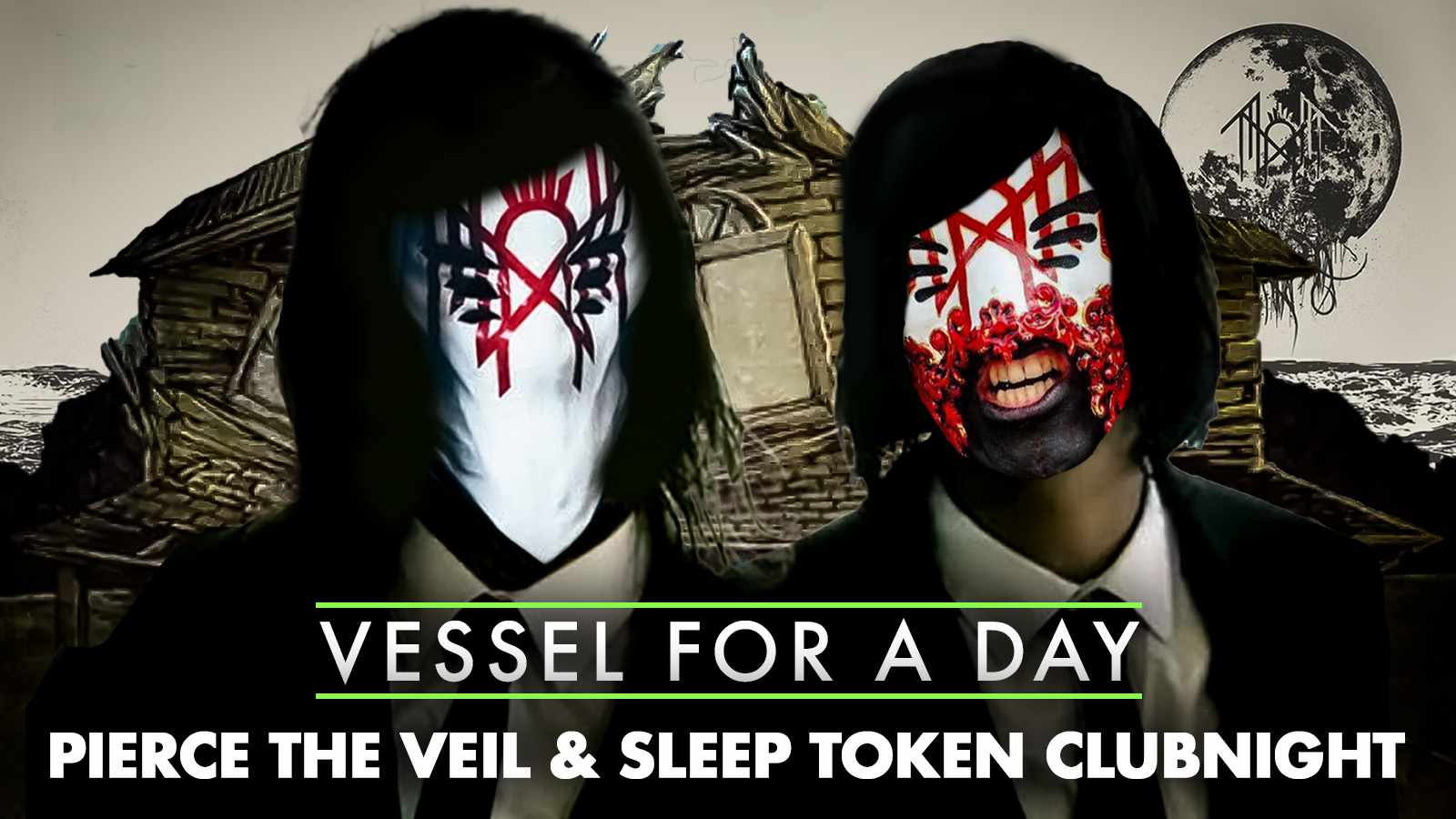 VESSEL For A Day: The ‘Pierce the Veil’ and ‘Sleep Token’ Clubnight – Alternative Rock, Metal, Emo and Hard Rock Anthems