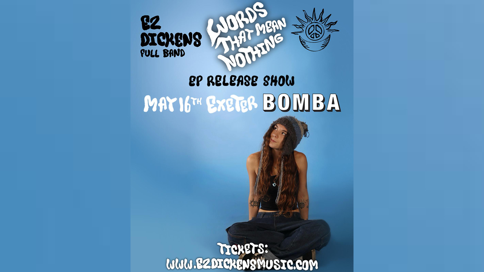 EZ DICKENS EP RELEASE SHOW – Fri 16 May 2025 – Bomba – Exeter