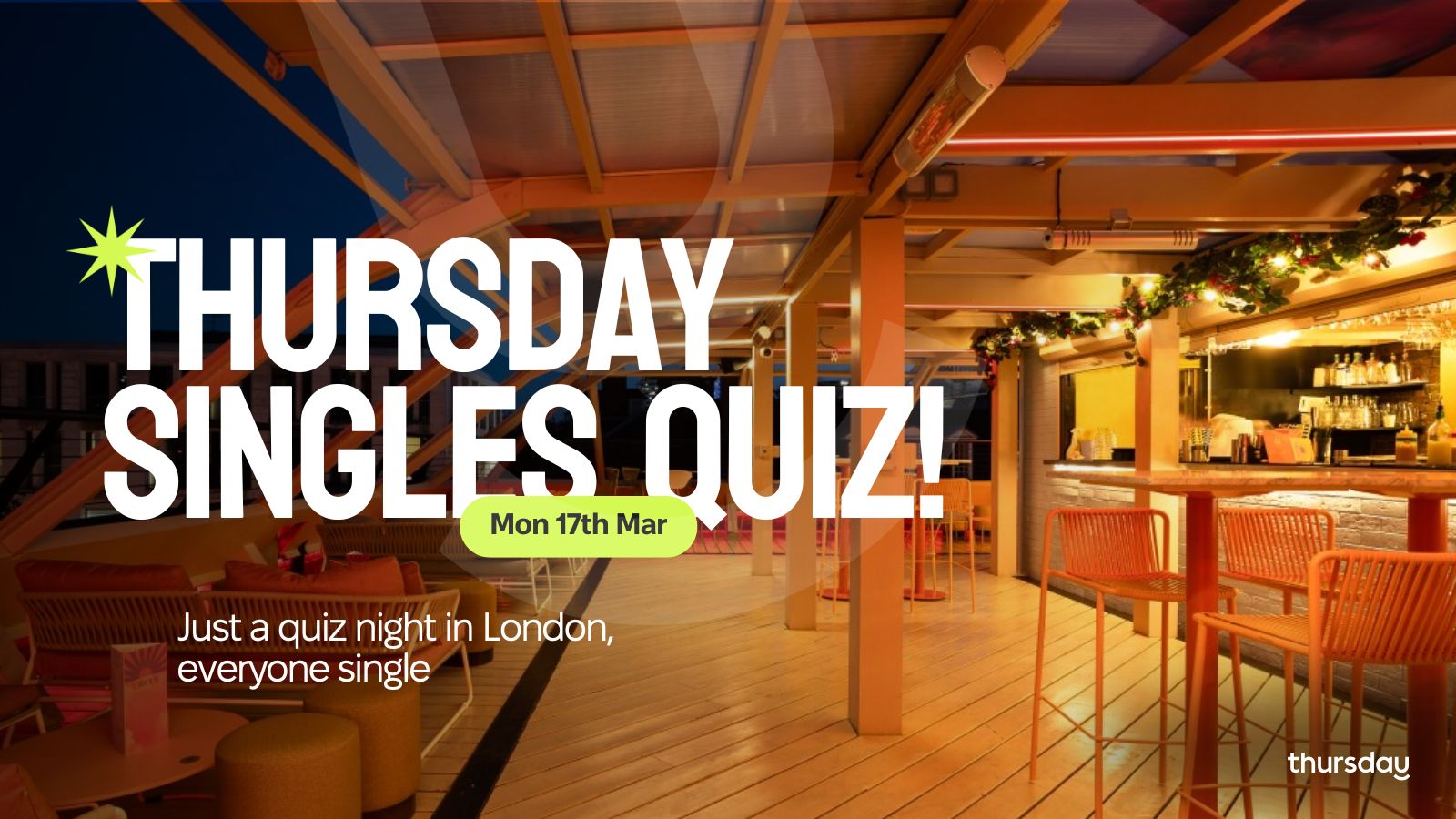Monday | Singles Quiz Night | Circe’s Waterloo